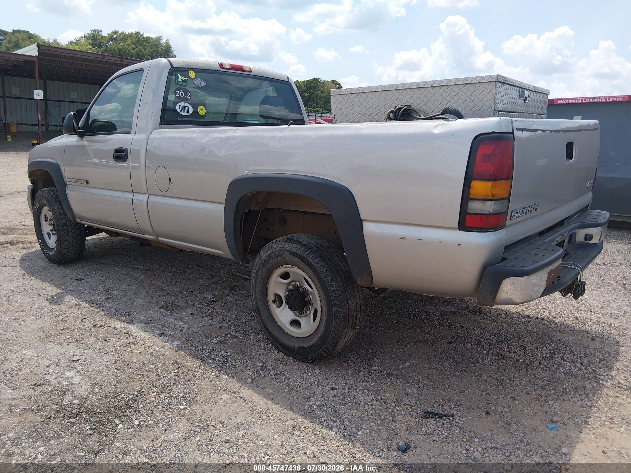2004 Gmc Sierra 2500hd Work Truck Tan vin: 1GTHC24U44E287080