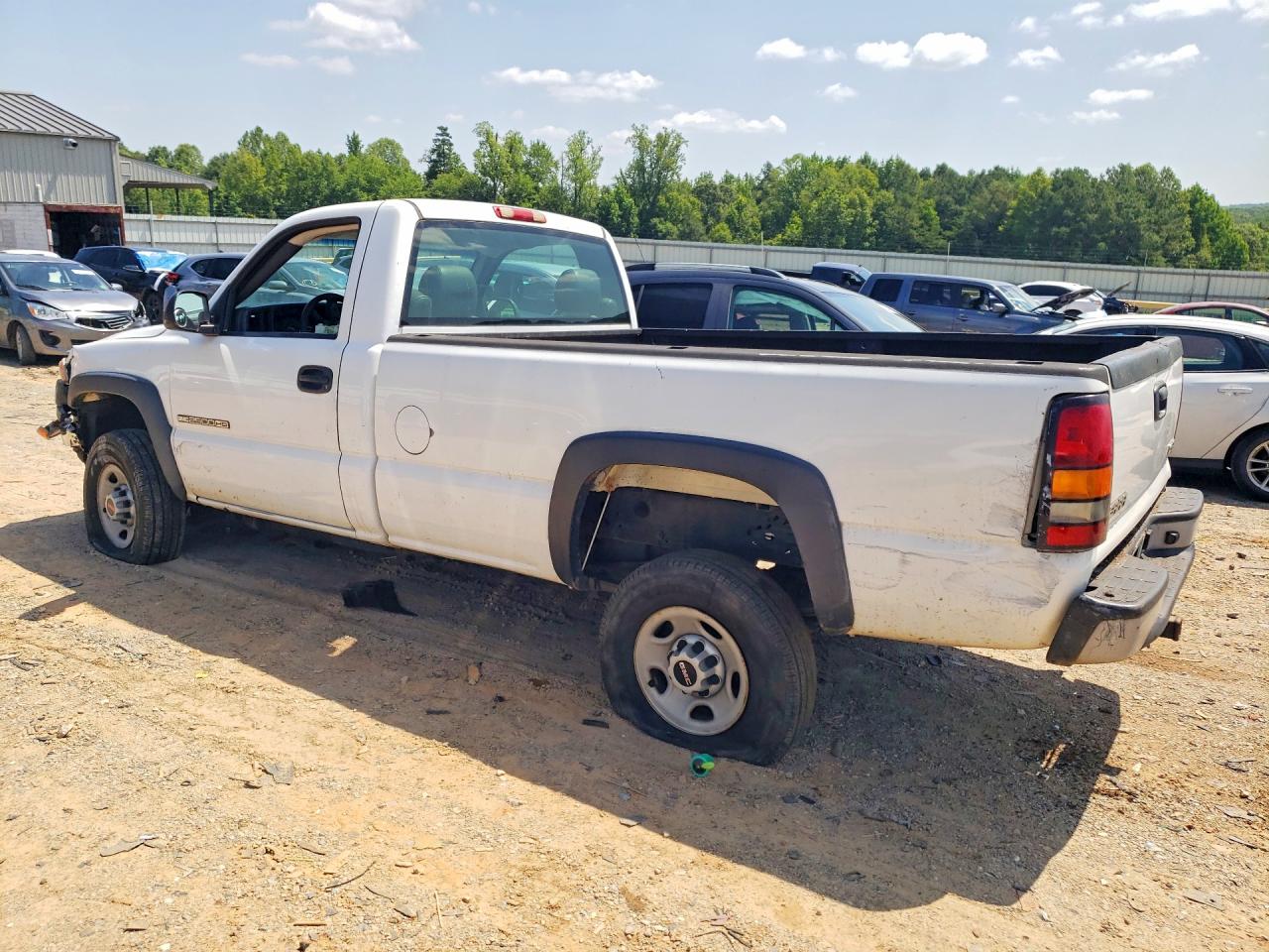2007 Gmc Sierra C2500 Heavy Duty Белый vin: 1GTHC24U57E179605