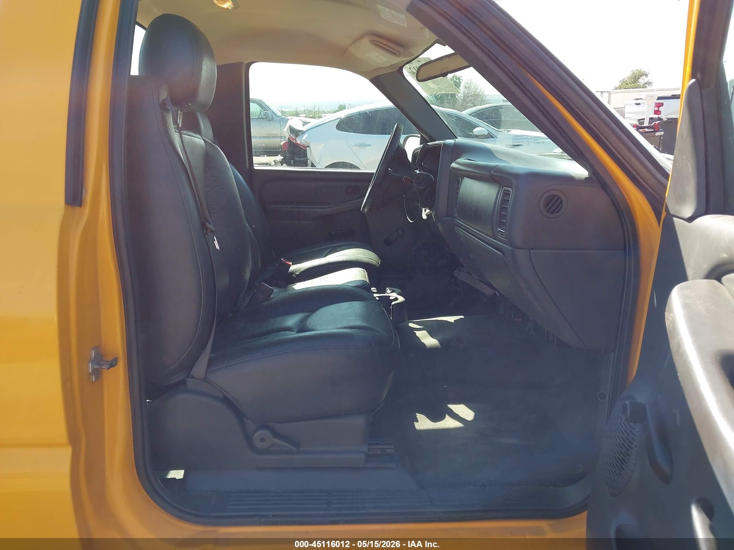 2006 Gmc Sierra 2500hd Work Truck Yellow vin: 1GTHC24UX6E237982