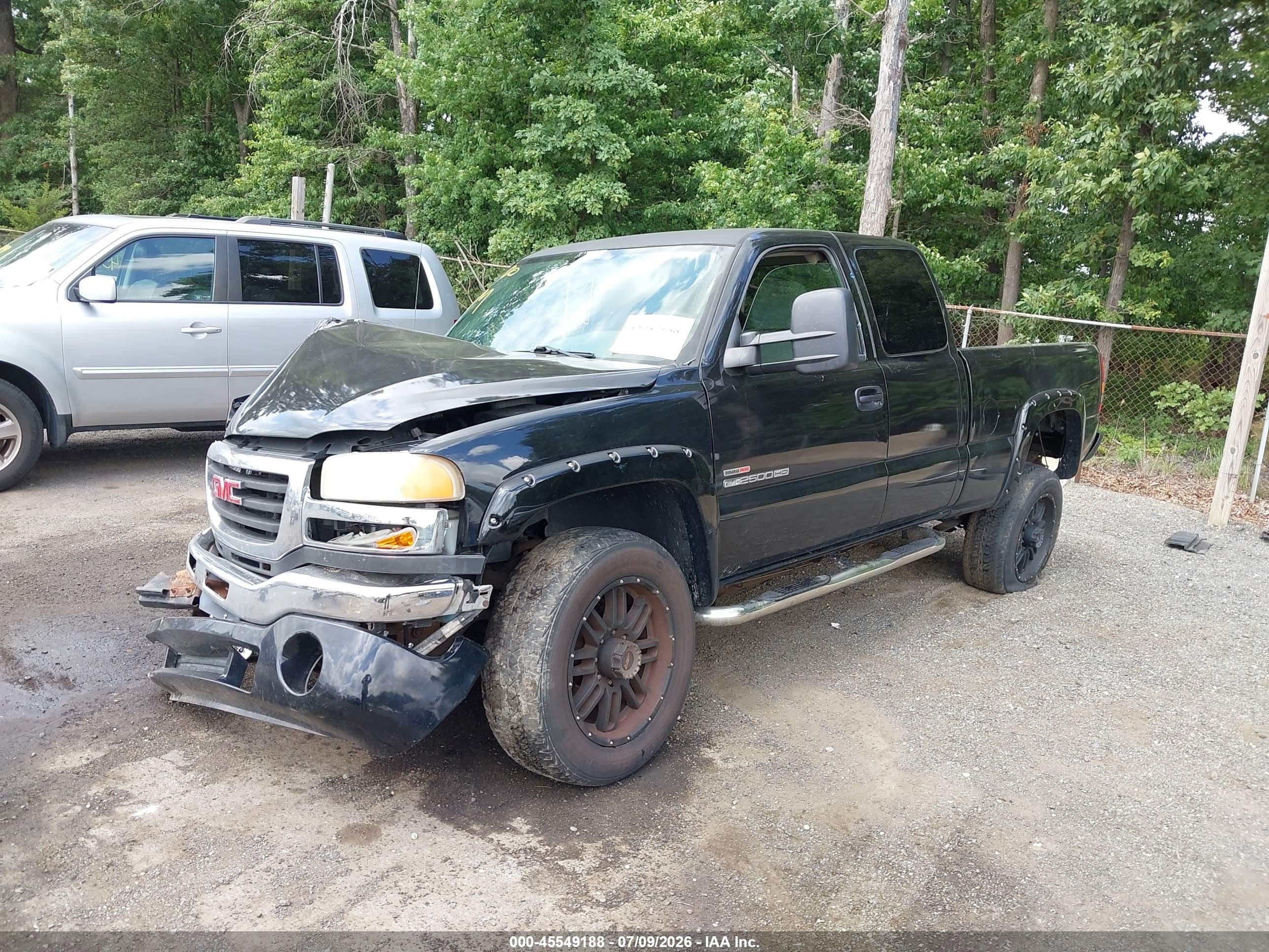 2004 Gmc Sierra 2500hd Sle Gray vin: 1GTHC29194E115660