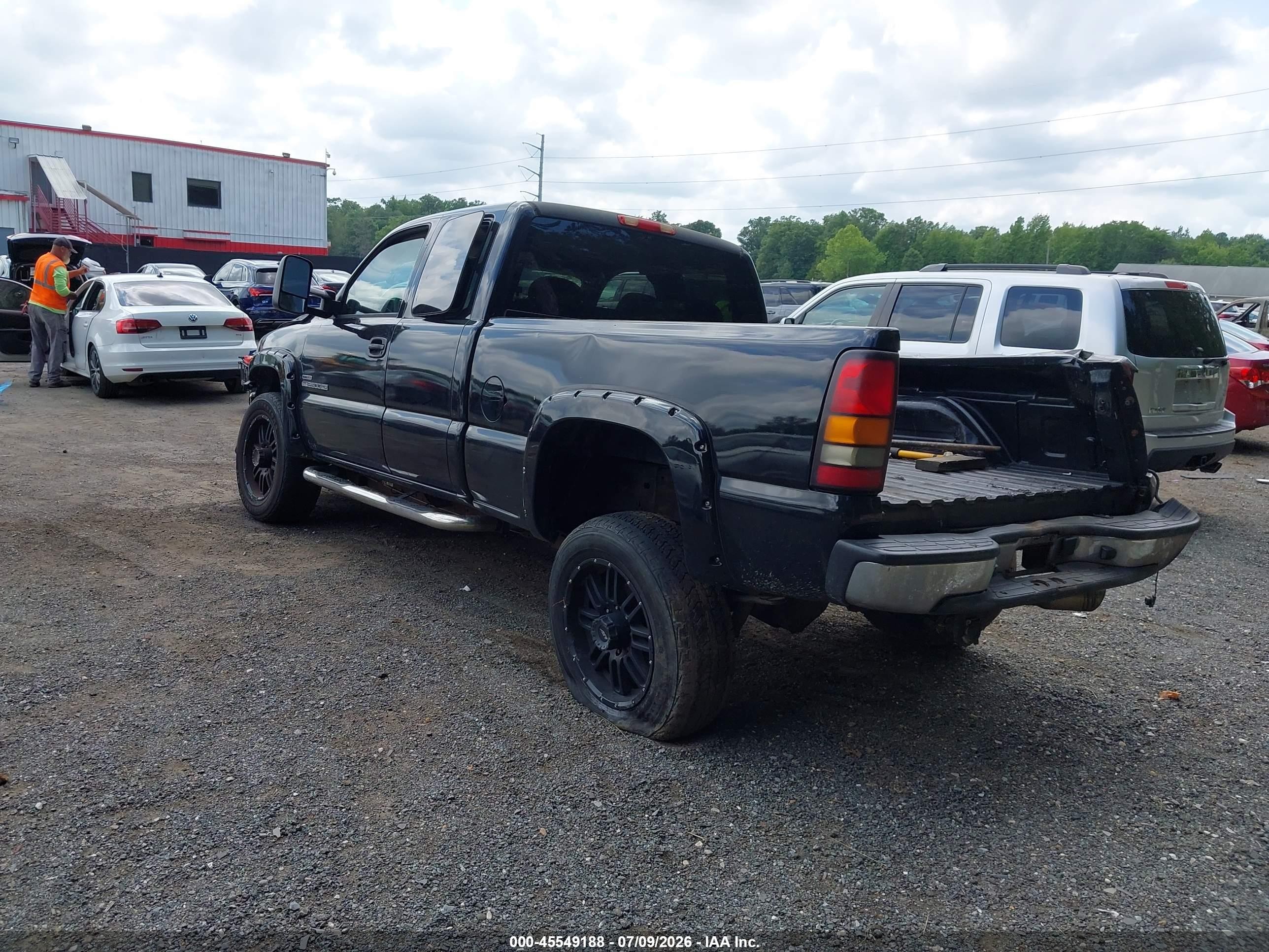 2004 Gmc Sierra 2500hd Sle Gray vin: 1GTHC29194E115660