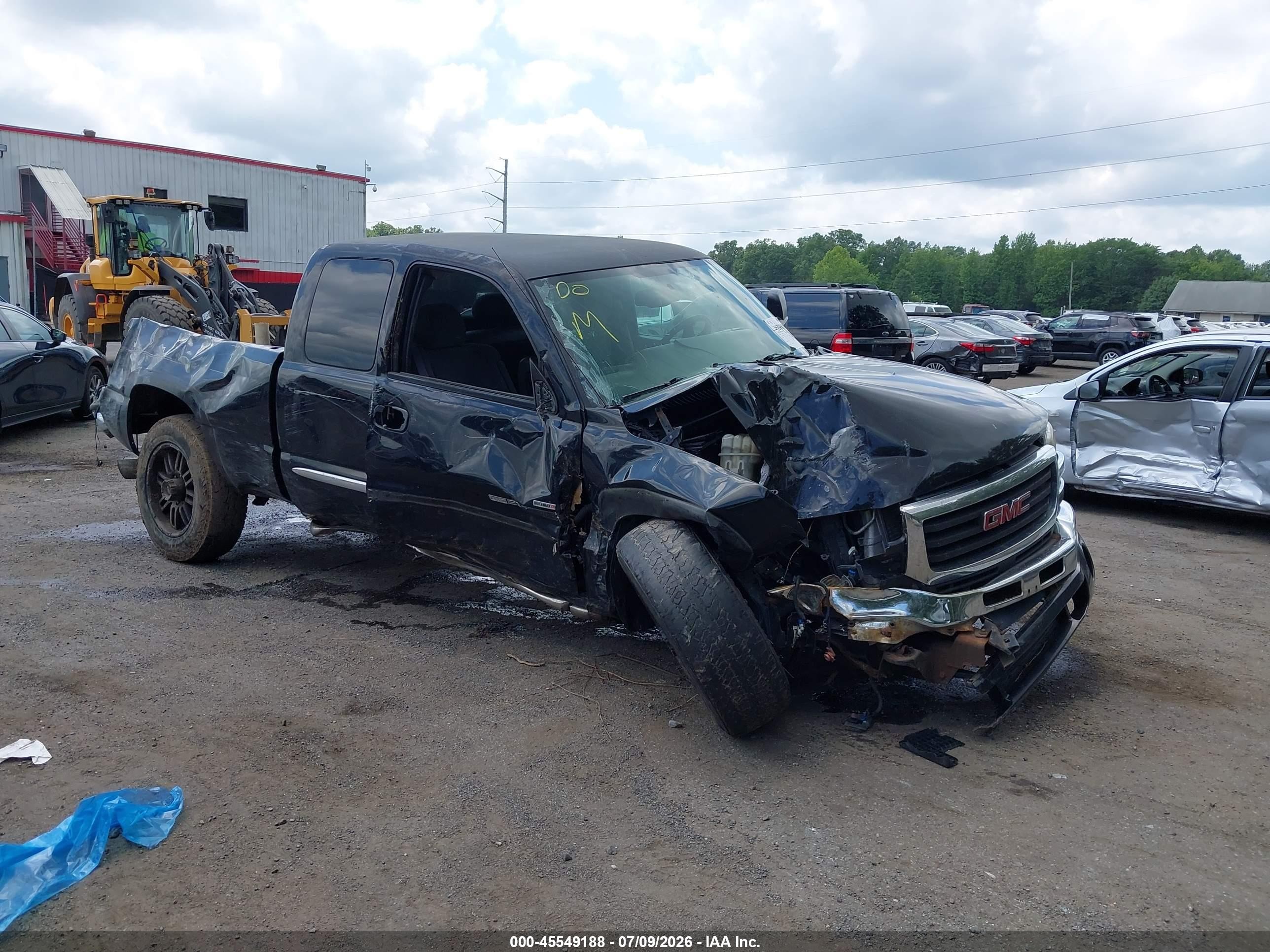 2004 Gmc Sierra 2500hd Sle Gray vin: 1GTHC29194E115660