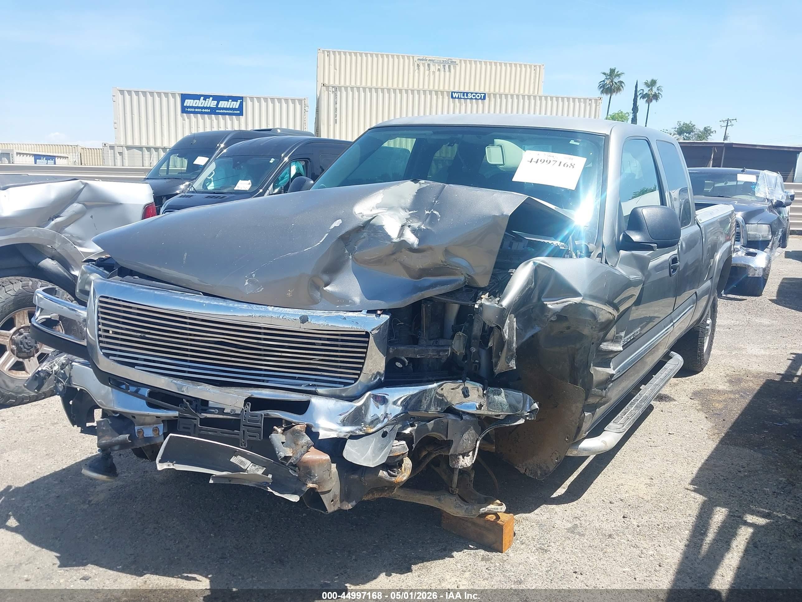 2006 Gmc Sierra 2500hd Sle2 Gray vin: 1GTHC29G76E180241