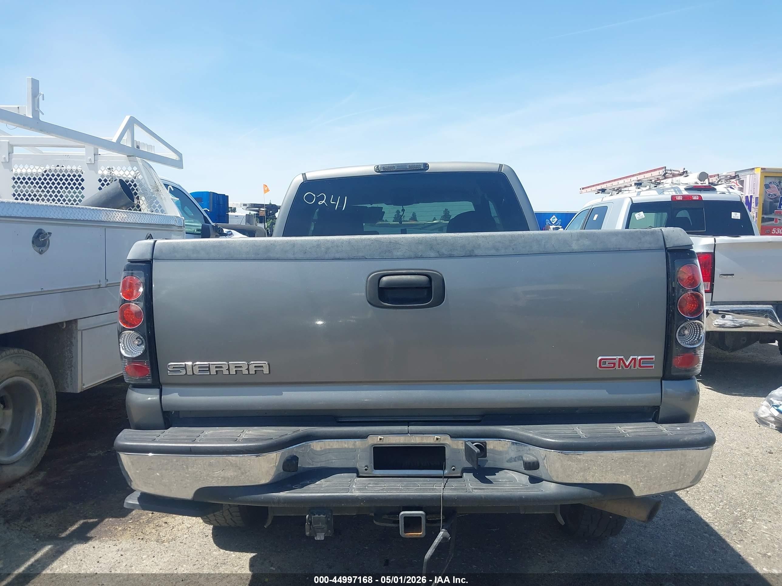 2006 Gmc Sierra 2500hd Sle2 Gray vin: 1GTHC29G76E180241