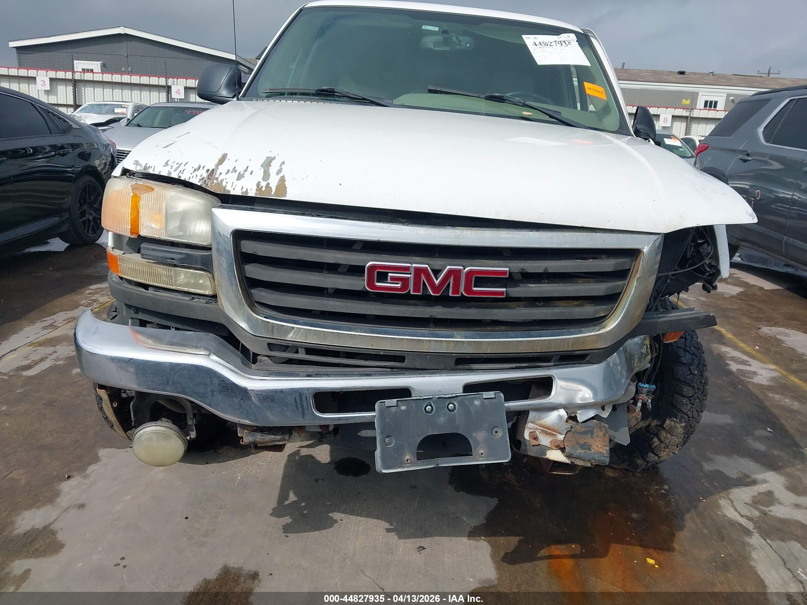 2006 Gmc Sierra 2500hd Sle2 White vin: 1GTHC29G96E290918