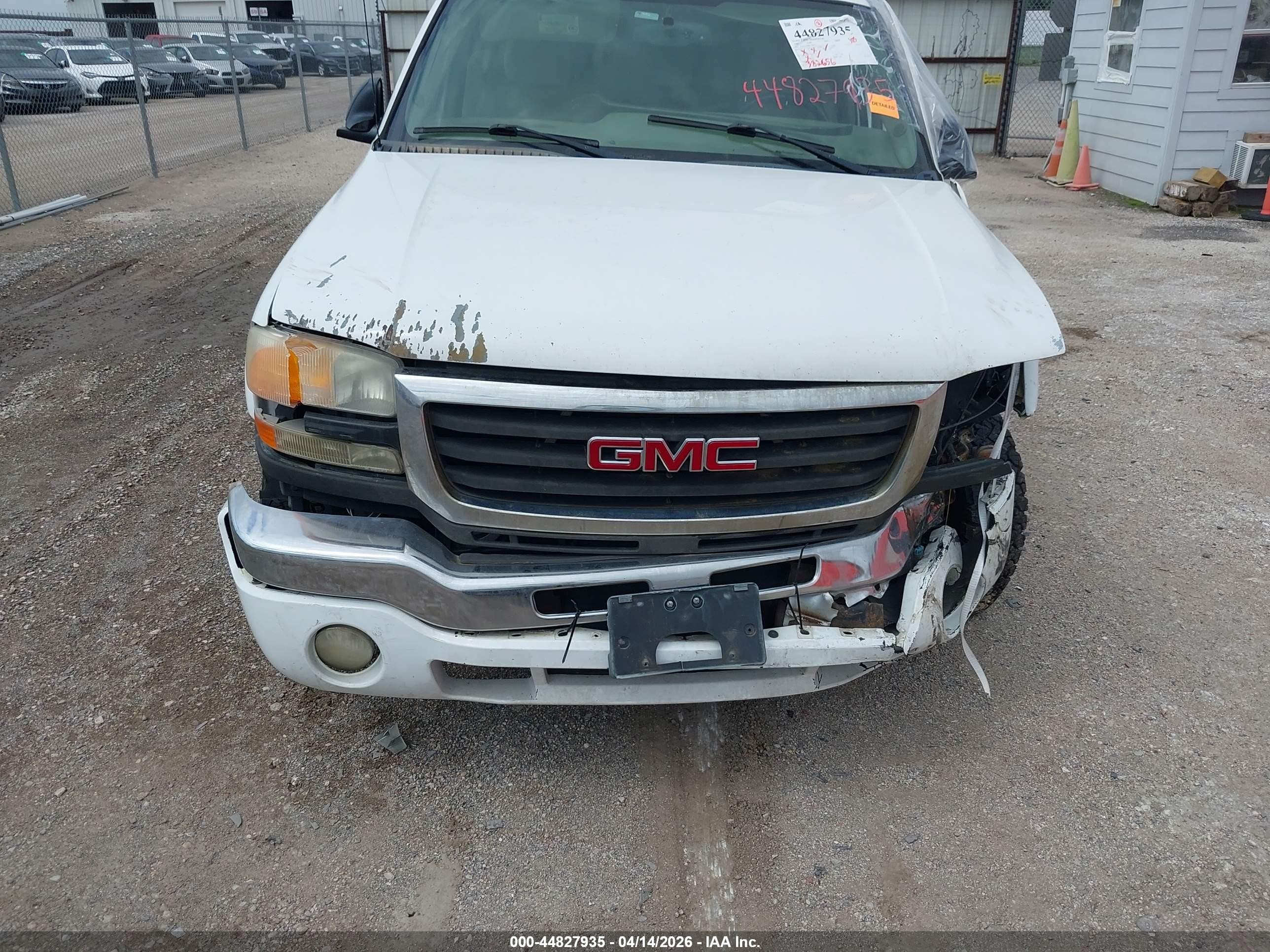 2006 Gmc Sierra 2500hd Sle2 White vin: 1GTHC29G96E290918