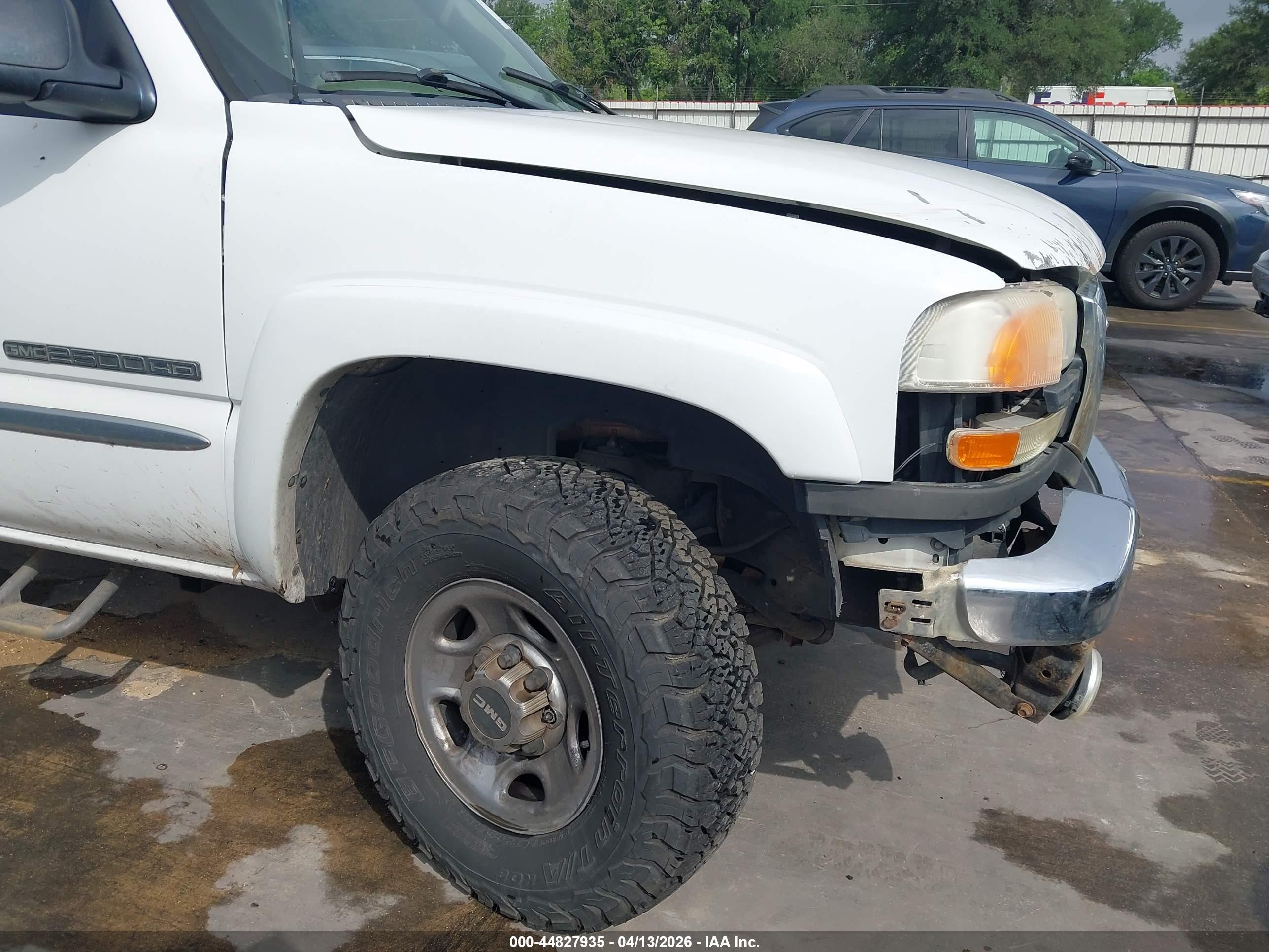 2006 Gmc Sierra 2500hd Sle2 White vin: 1GTHC29G96E290918