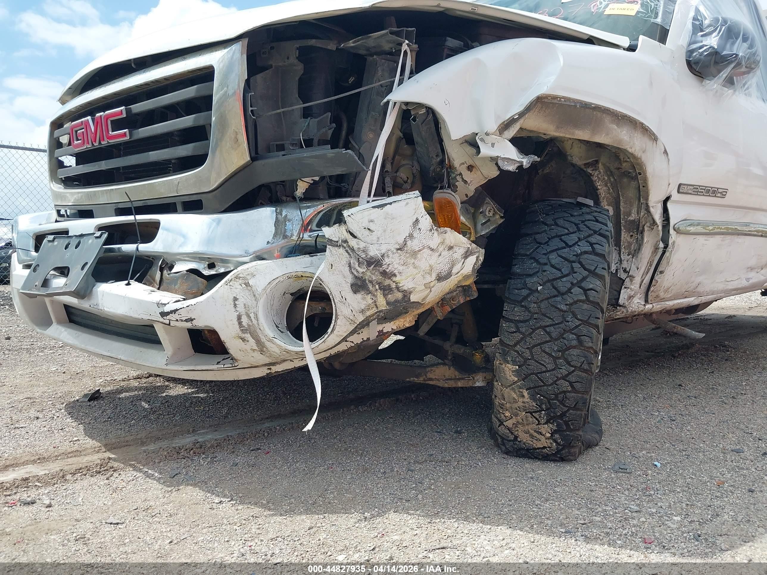 2006 Gmc Sierra 2500hd Sle2 White vin: 1GTHC29G96E290918