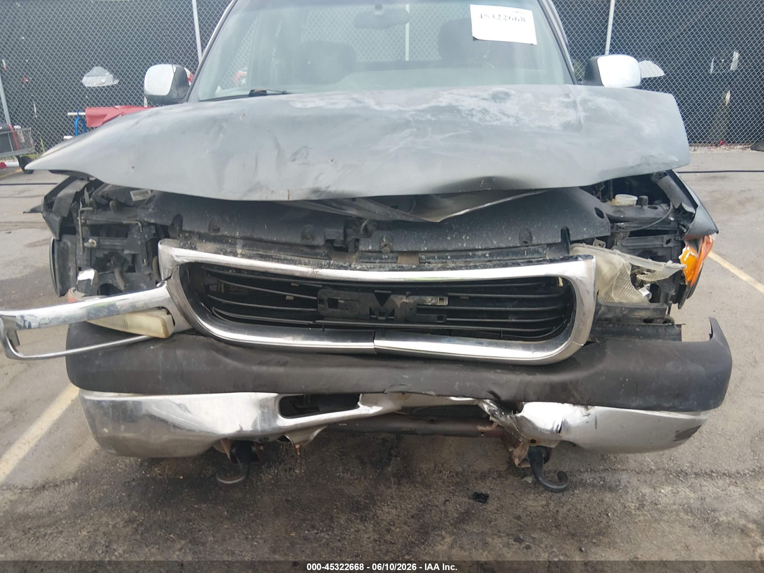 2002 Gmc Sierra 2500hd Sle Gray vin: 1GTHC29U02Z166335