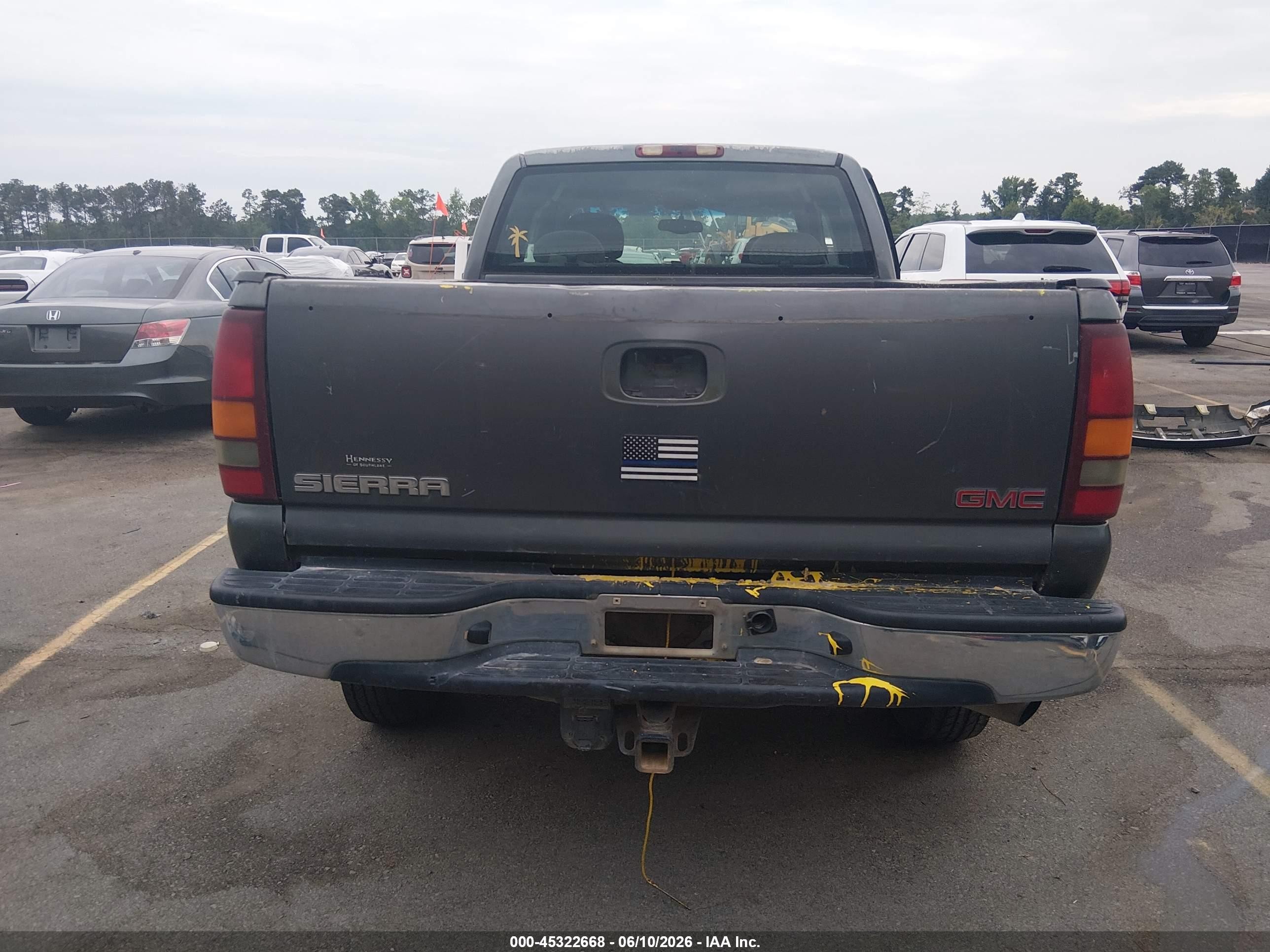 2002 Gmc Sierra 2500hd Sle Gray vin: 1GTHC29U02Z166335