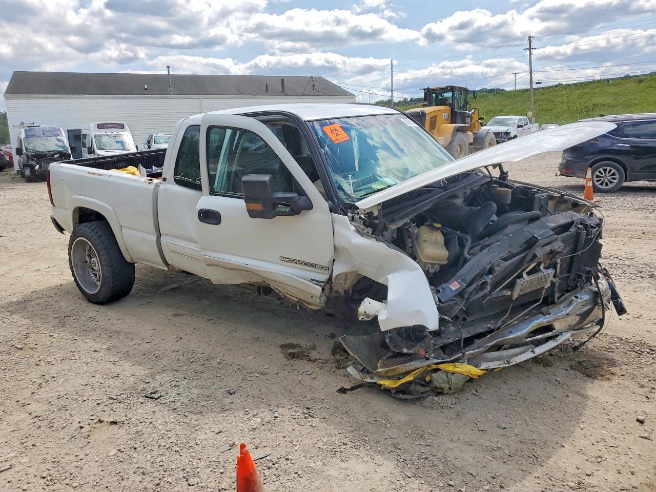 2001 Gmc Sierra C2500 Heavy Duty Белый vin: 1GTHC29U11E168052
