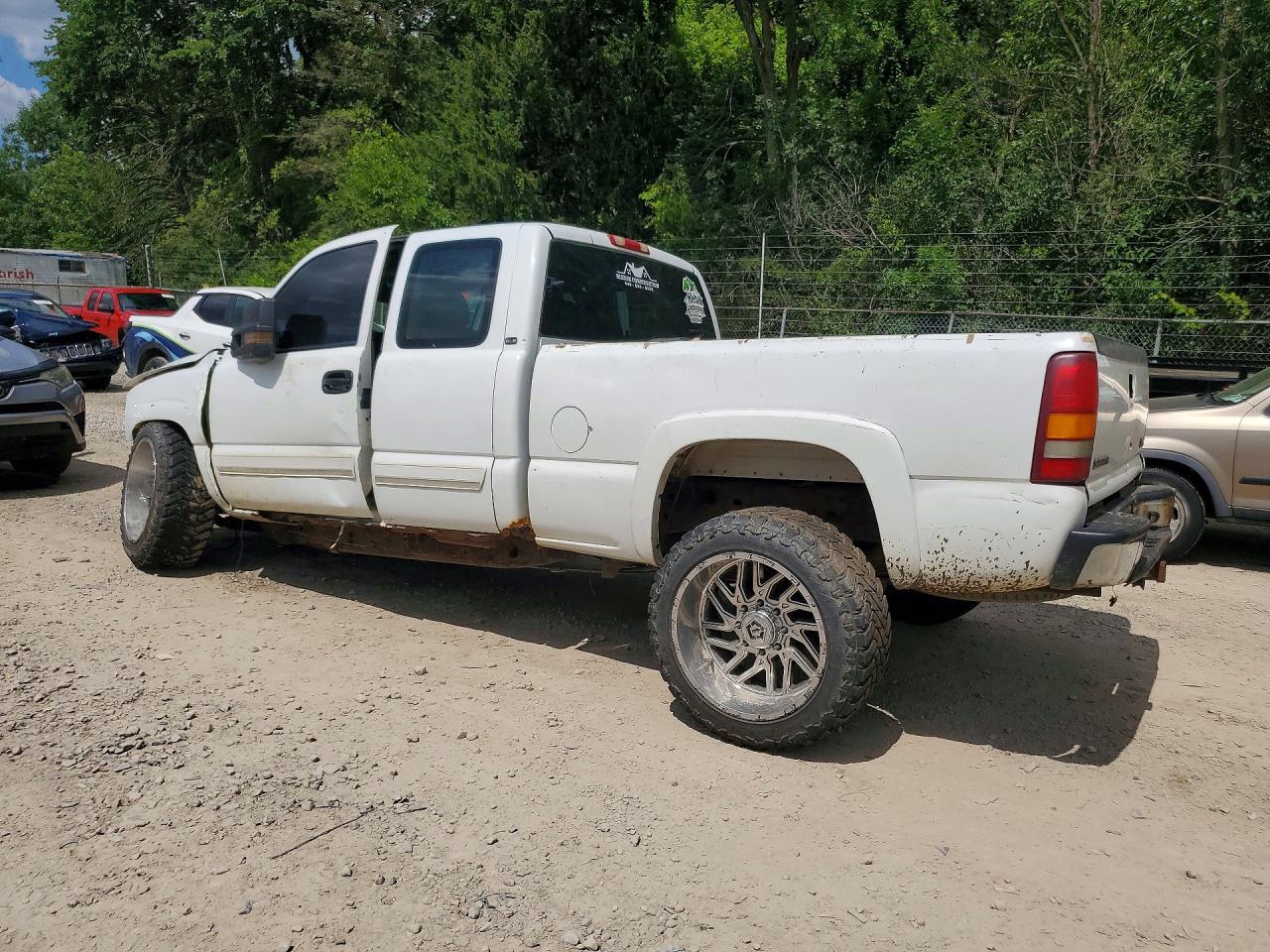 2001 Gmc Sierra C2500 Heavy Duty Белый vin: 1GTHC29U11E168052