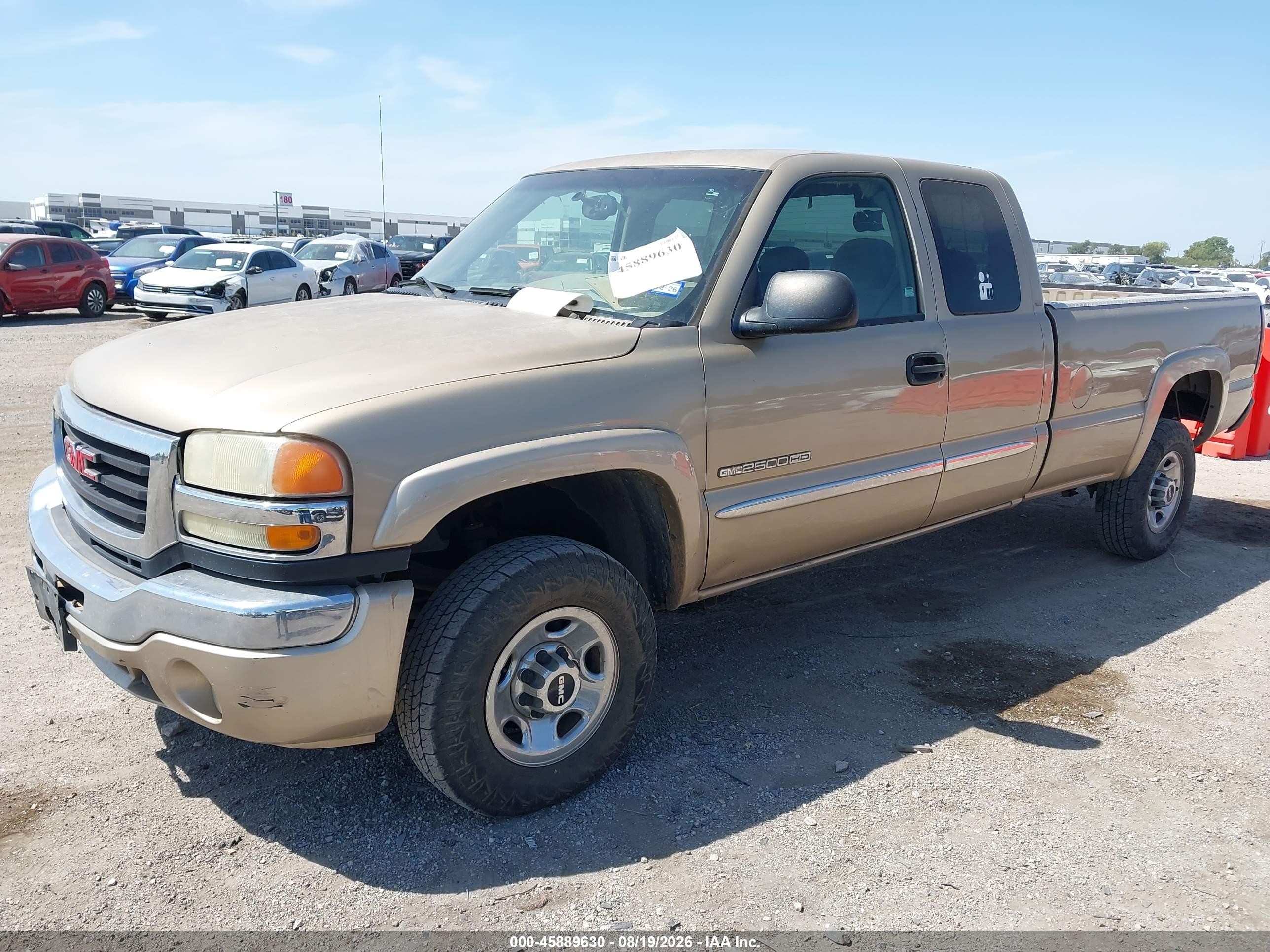 2007 Gmc Sierra 2500hd Classic Sle1 Gold vin: 1GTHC29U37E133781