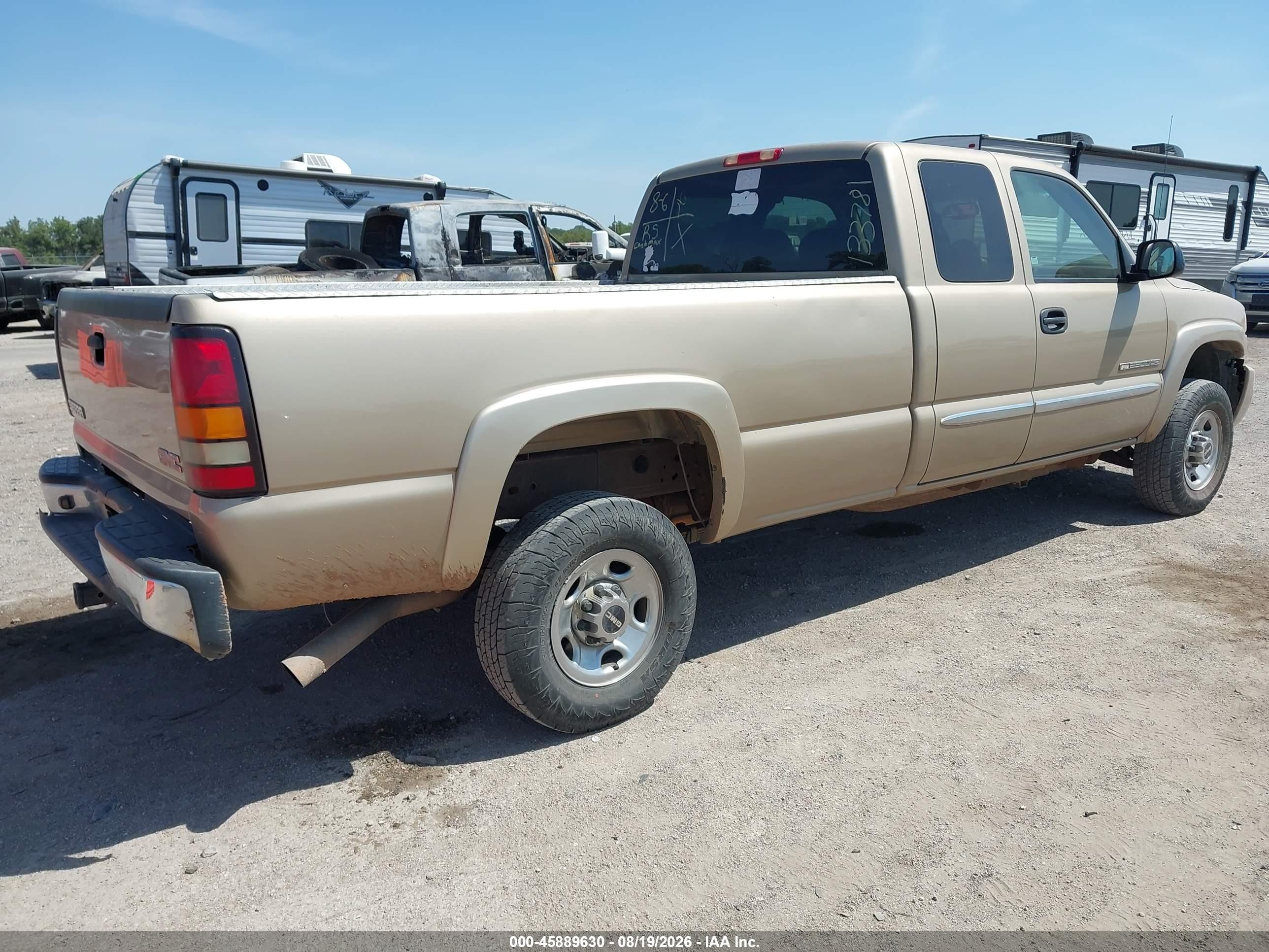 2007 Gmc Sierra 2500hd Classic Sle1 Gold vin: 1GTHC29U37E133781