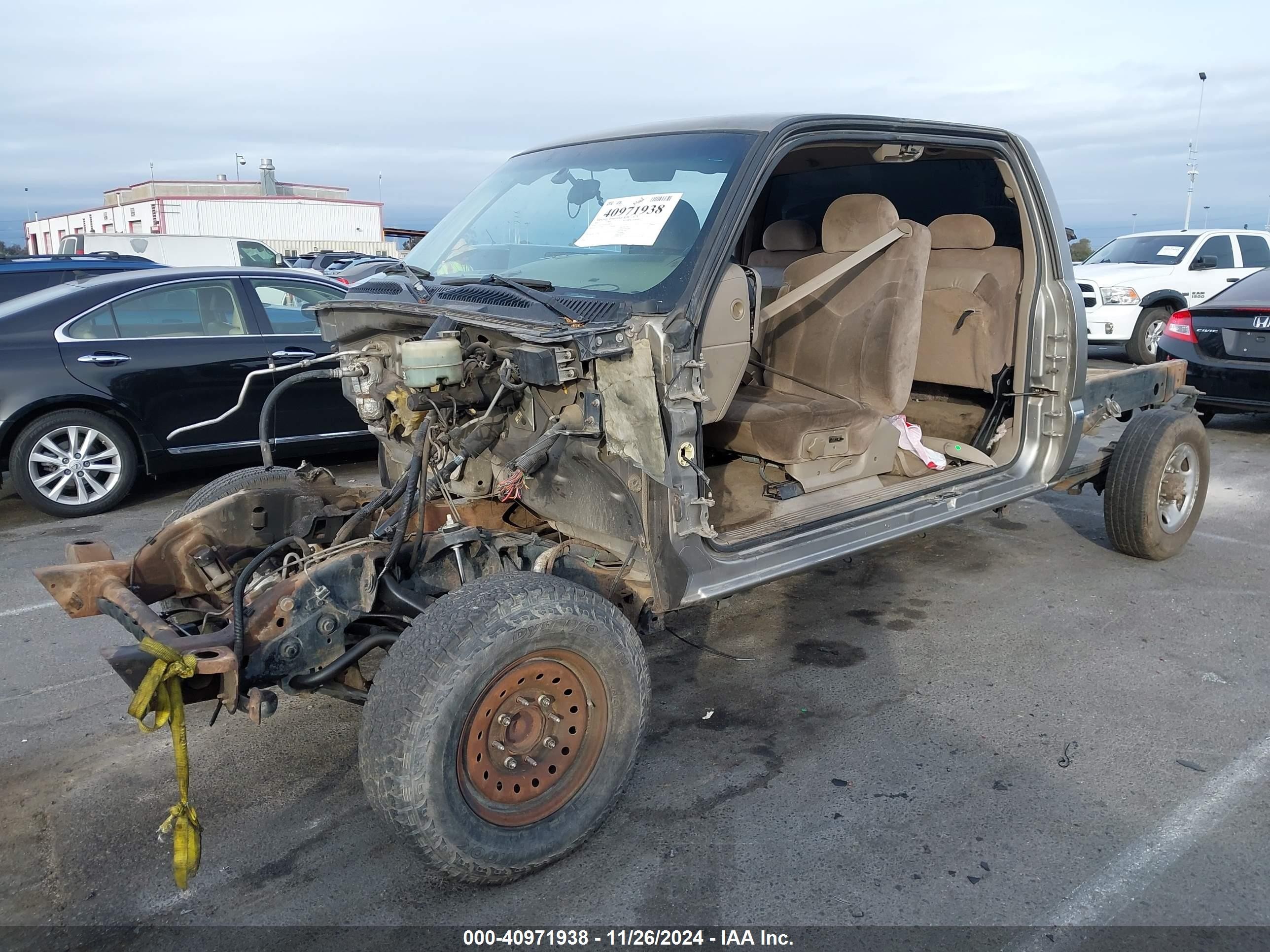 2001 Gmc Sierra 2500hd Sle Champagne vin: 1GTHC29U61E148640