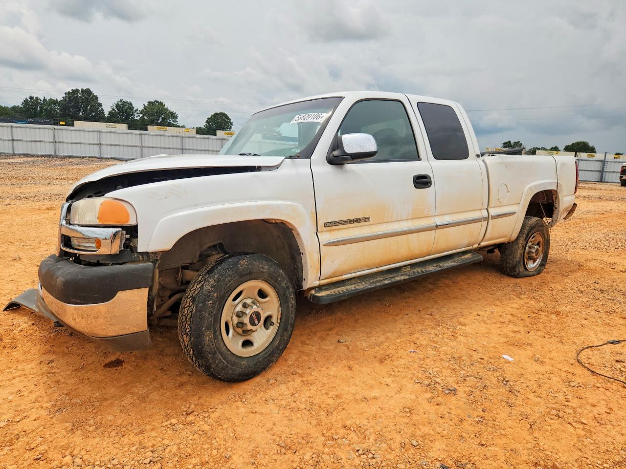 2001 Gmc Sierra C2500 Heavy Duty White vin: 1GTHC29U61Z311330
