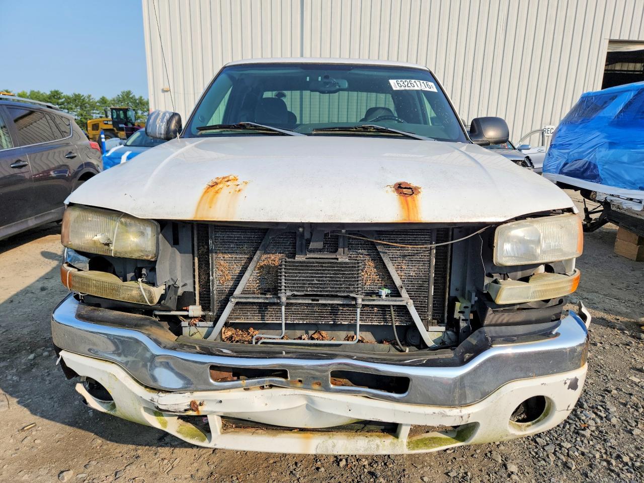 2005 Gmc Sierra C2500 Heavy Duty White vin: 1GTHC29U95E196526