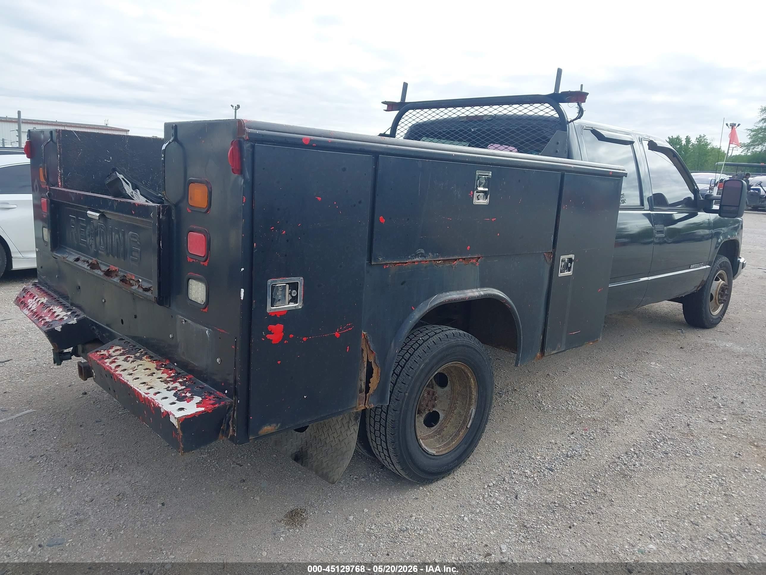 1997 Gmc Sierra 3500 Hd Sl Black vin: 1GTHC33J7VF048678