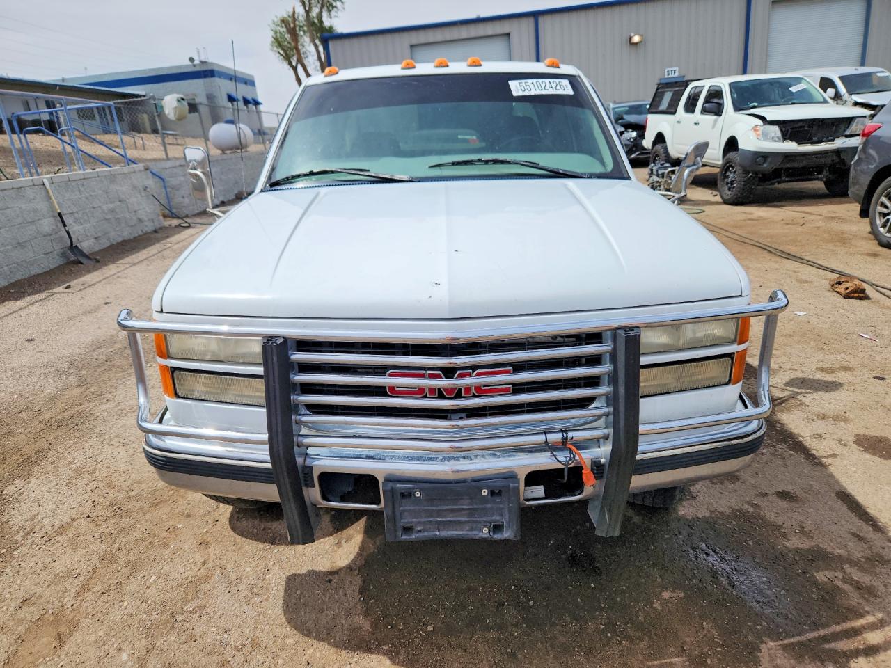 1997 Gmc Sierra C3500 White vin: 1GTHC39F6VE518644