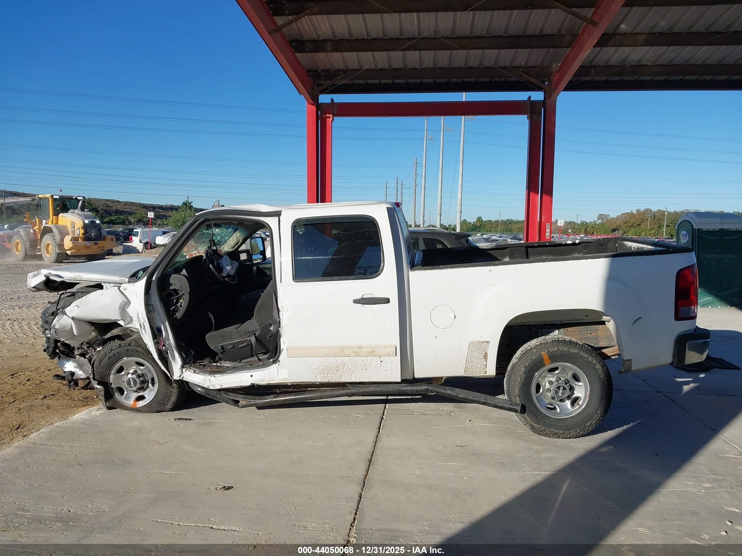 2009 Gmc Sierra 2500hd Sle White vin: 1GTHC53659F189164