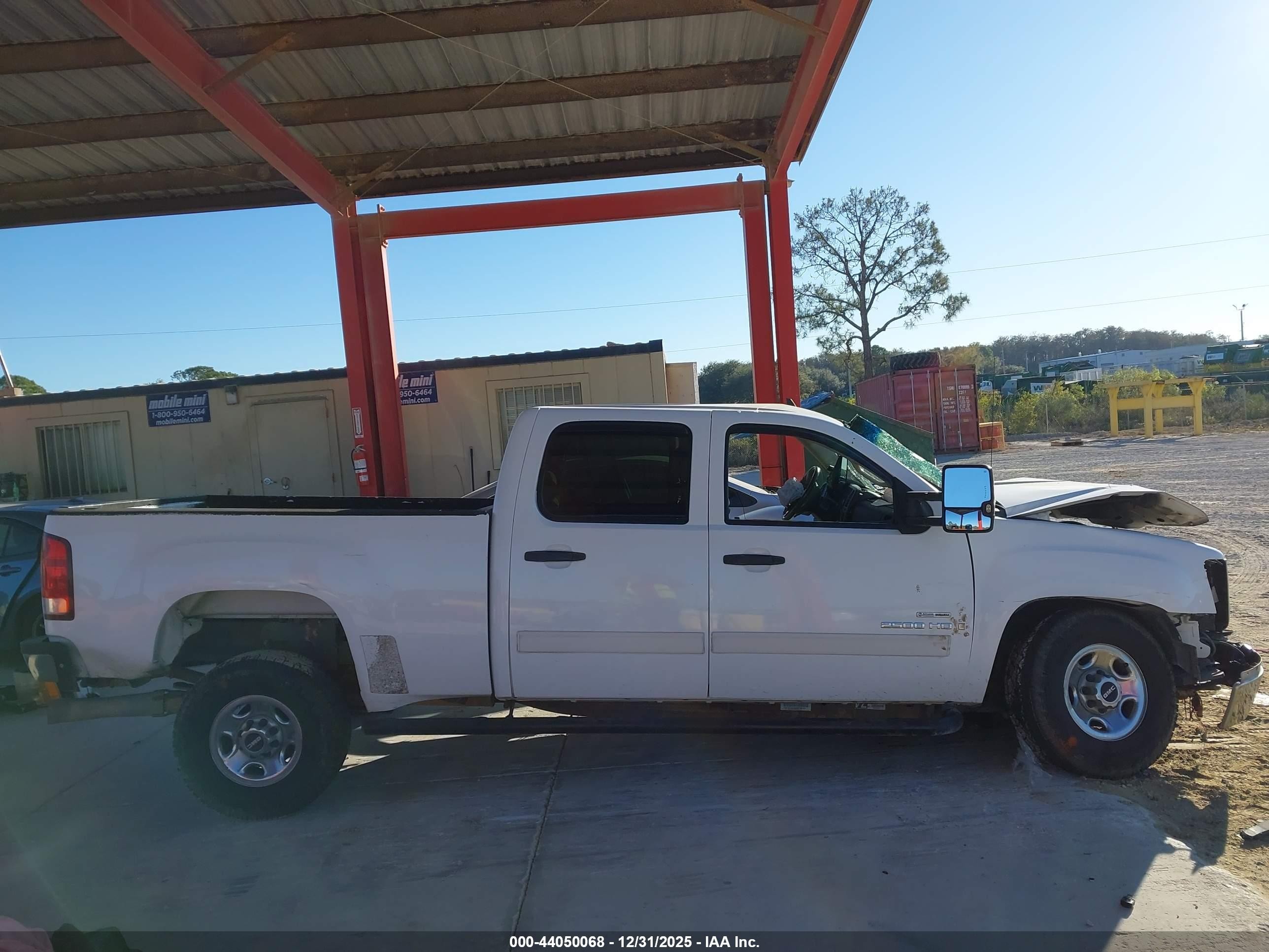 2009 Gmc Sierra 2500hd Sle White vin: 1GTHC53659F189164