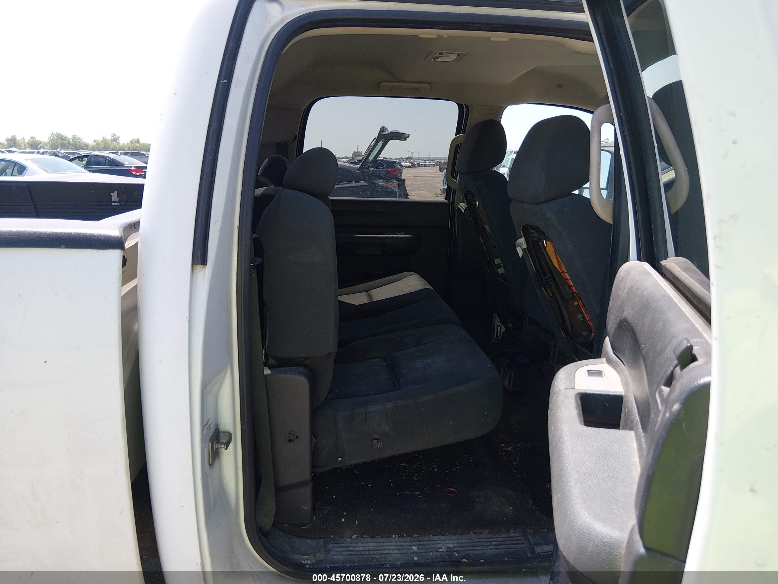 2009 Gmc Sierra 2500hd Sle White vin: 1GTHC53KX9F113565