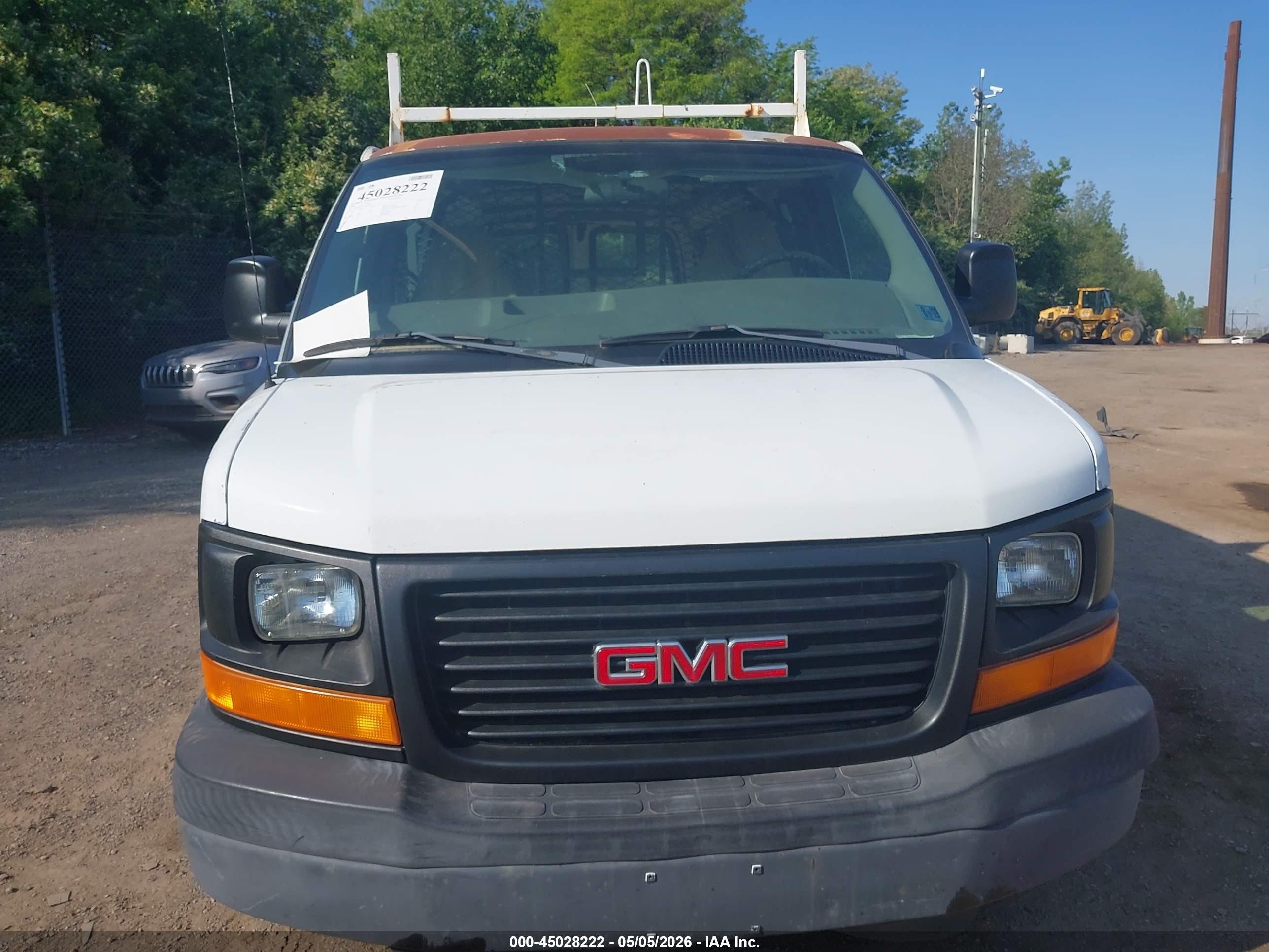 2006 Gmc Savana Work Van White vin: 1GTHG35U161247302