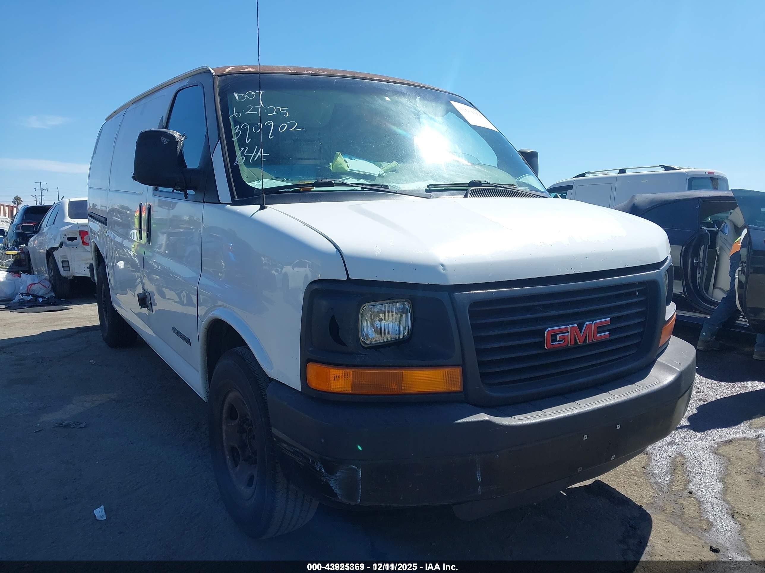 2003 Gmc Savana Standard White vin: 1GTHG35U831133678
