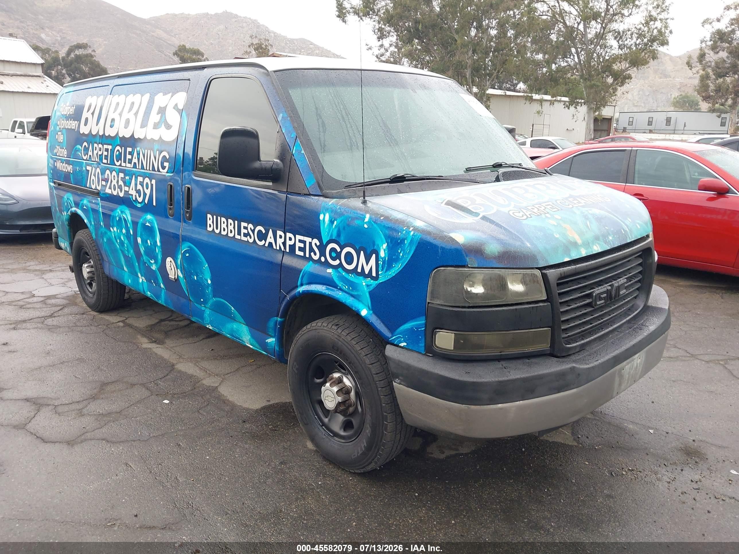 2006 Gmc Savana Work Van Белый vin: 1GTHG35U961229291