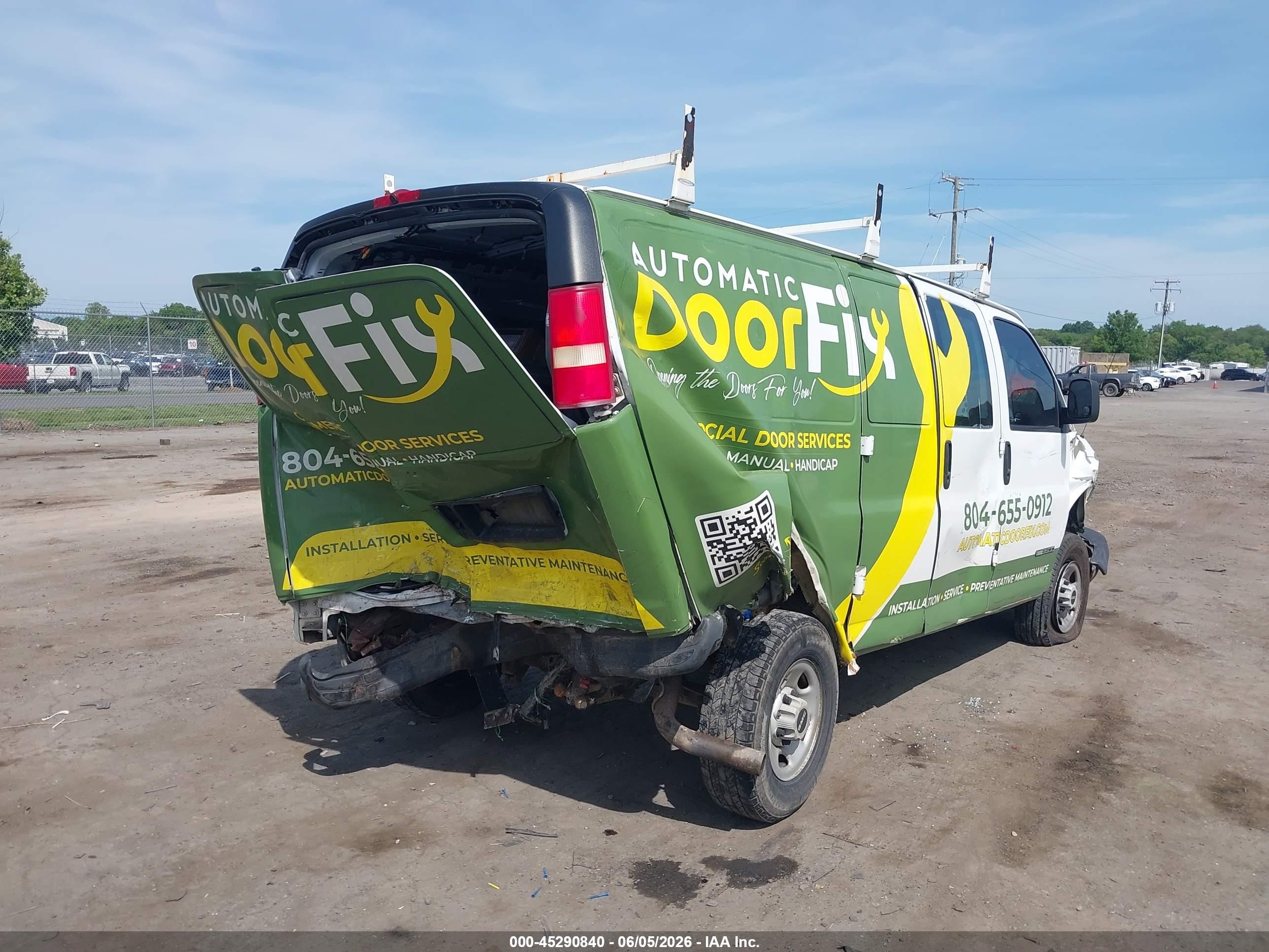 2006 Gmc Savana Work Van Белый vin: 1GTHG35V961155296