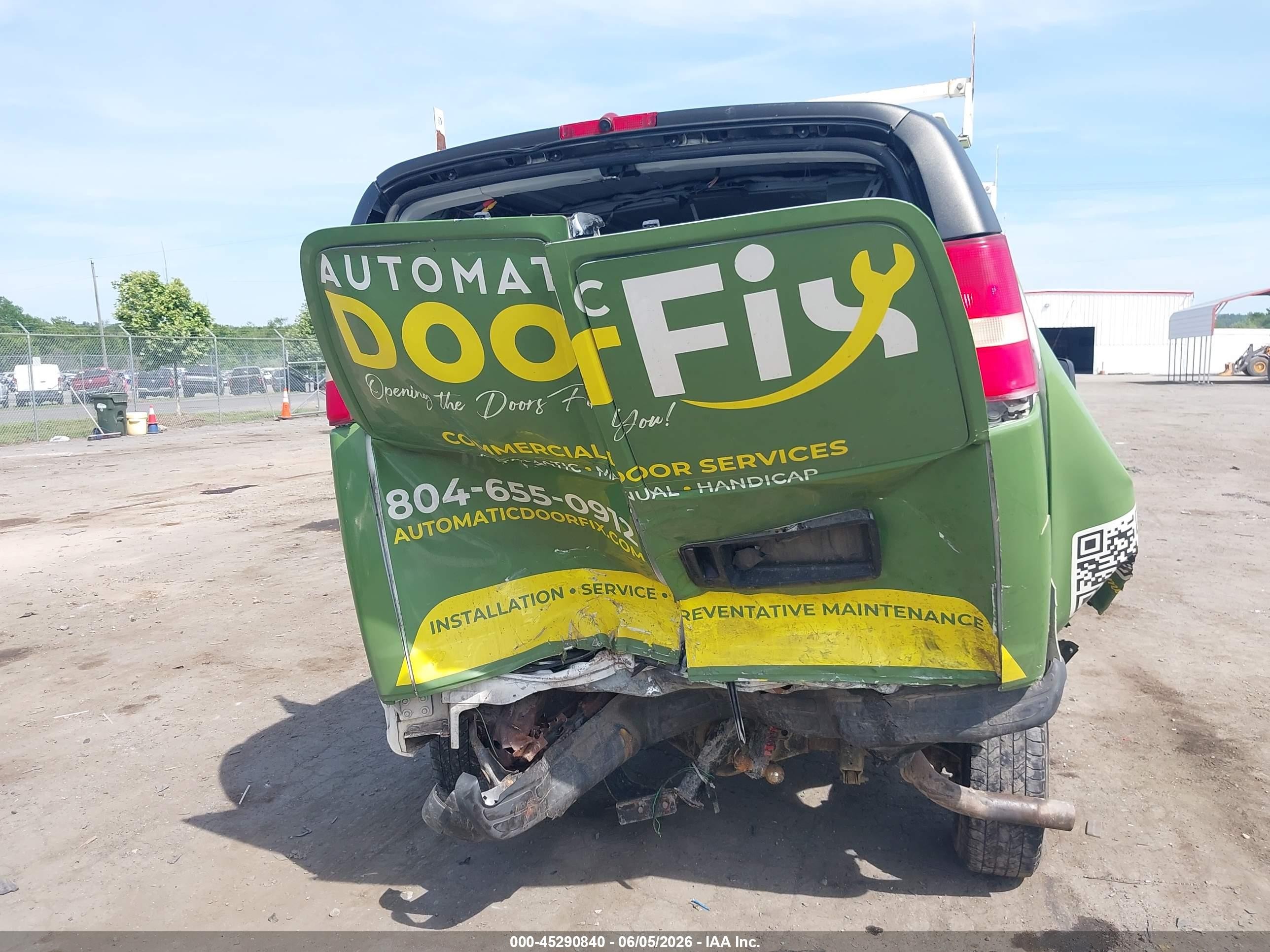 2006 Gmc Savana Work Van Белый vin: 1GTHG35V961155296