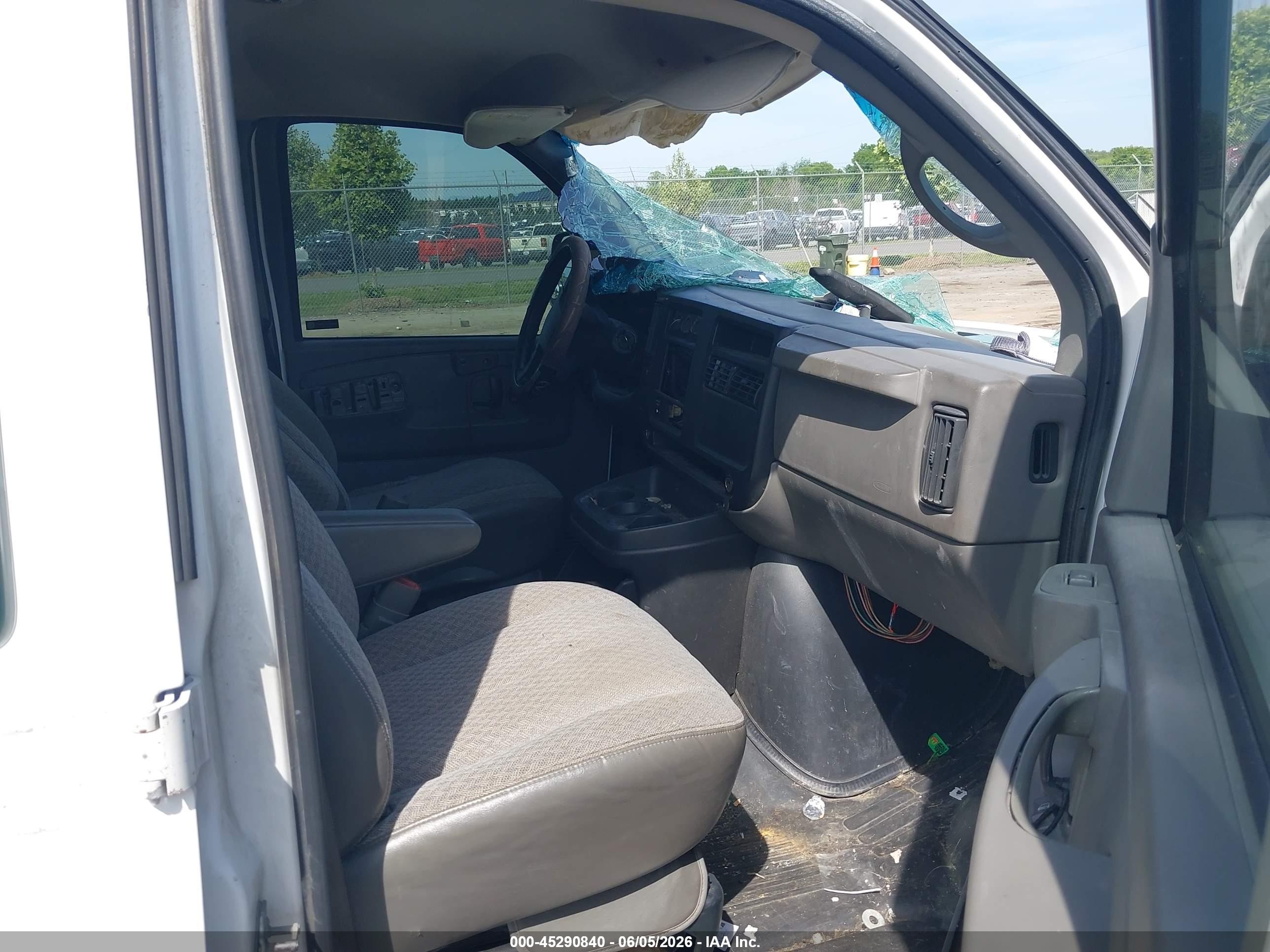 2006 Gmc Savana Work Van Белый vin: 1GTHG35V961155296