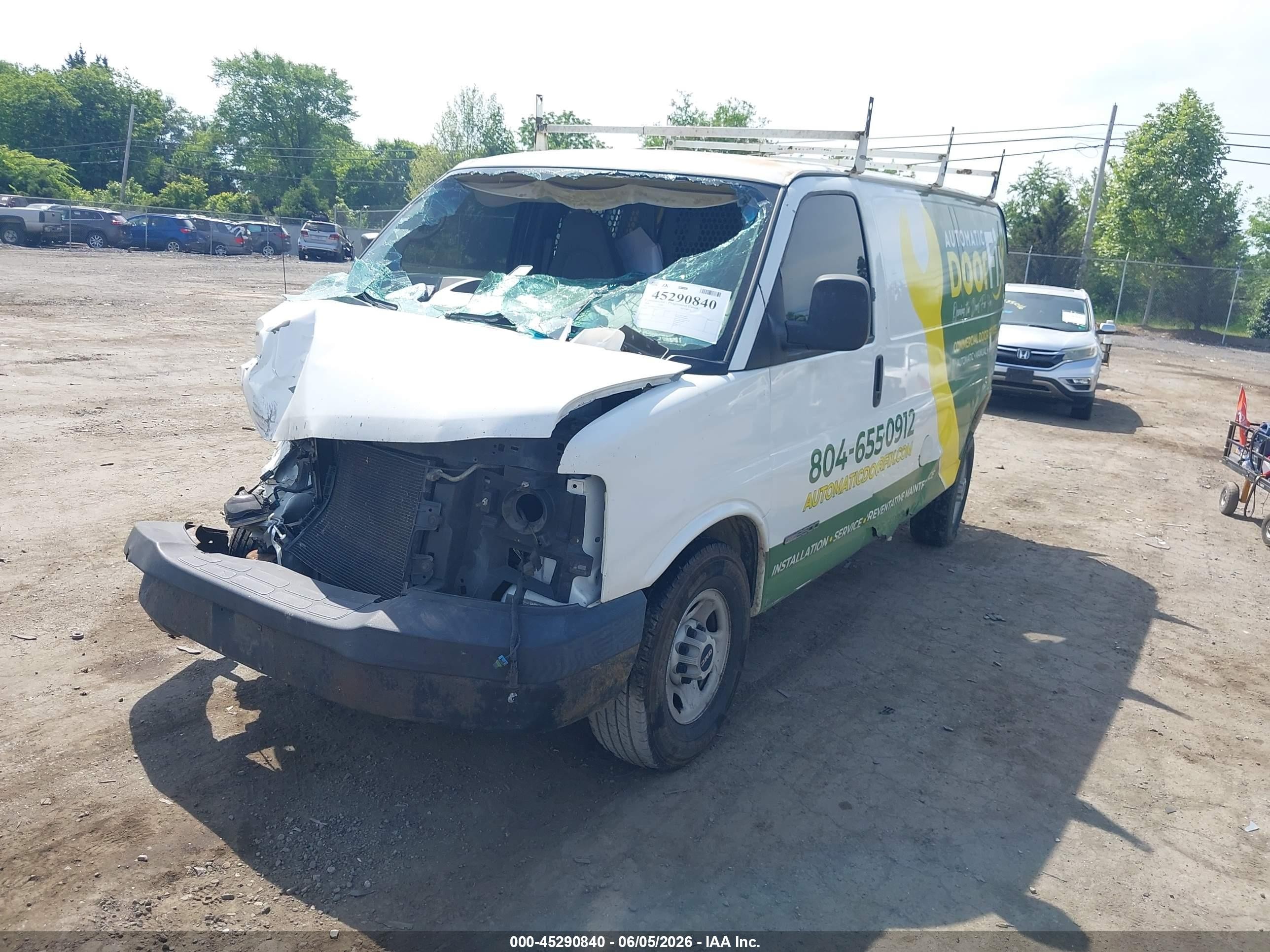 2006 Gmc Savana Work Van Белый vin: 1GTHG35V961155296