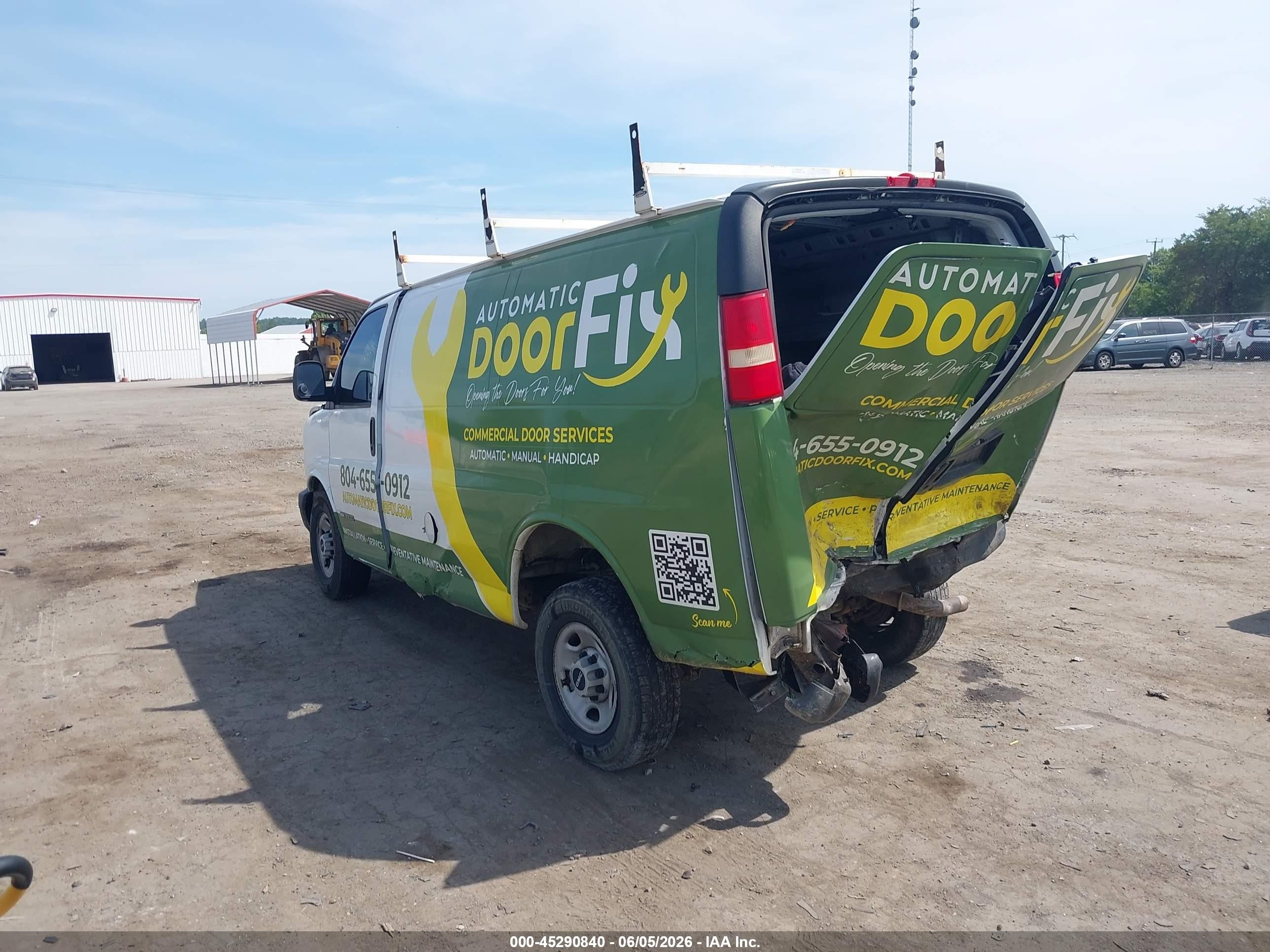 2006 Gmc Savana Work Van Белый vin: 1GTHG35V961155296