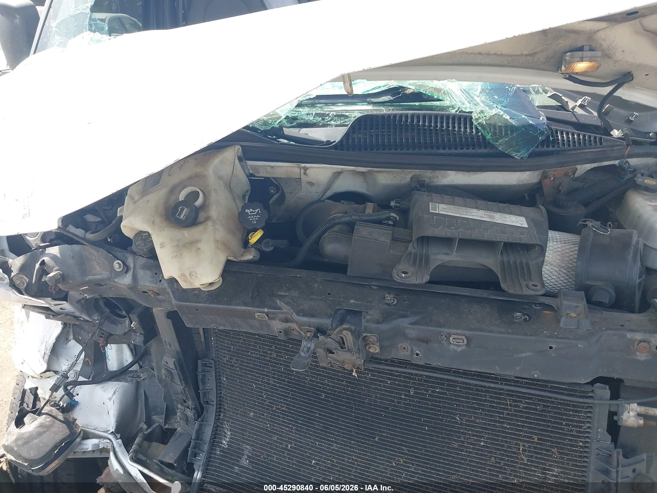 2006 Gmc Savana Work Van Белый vin: 1GTHG35V961155296