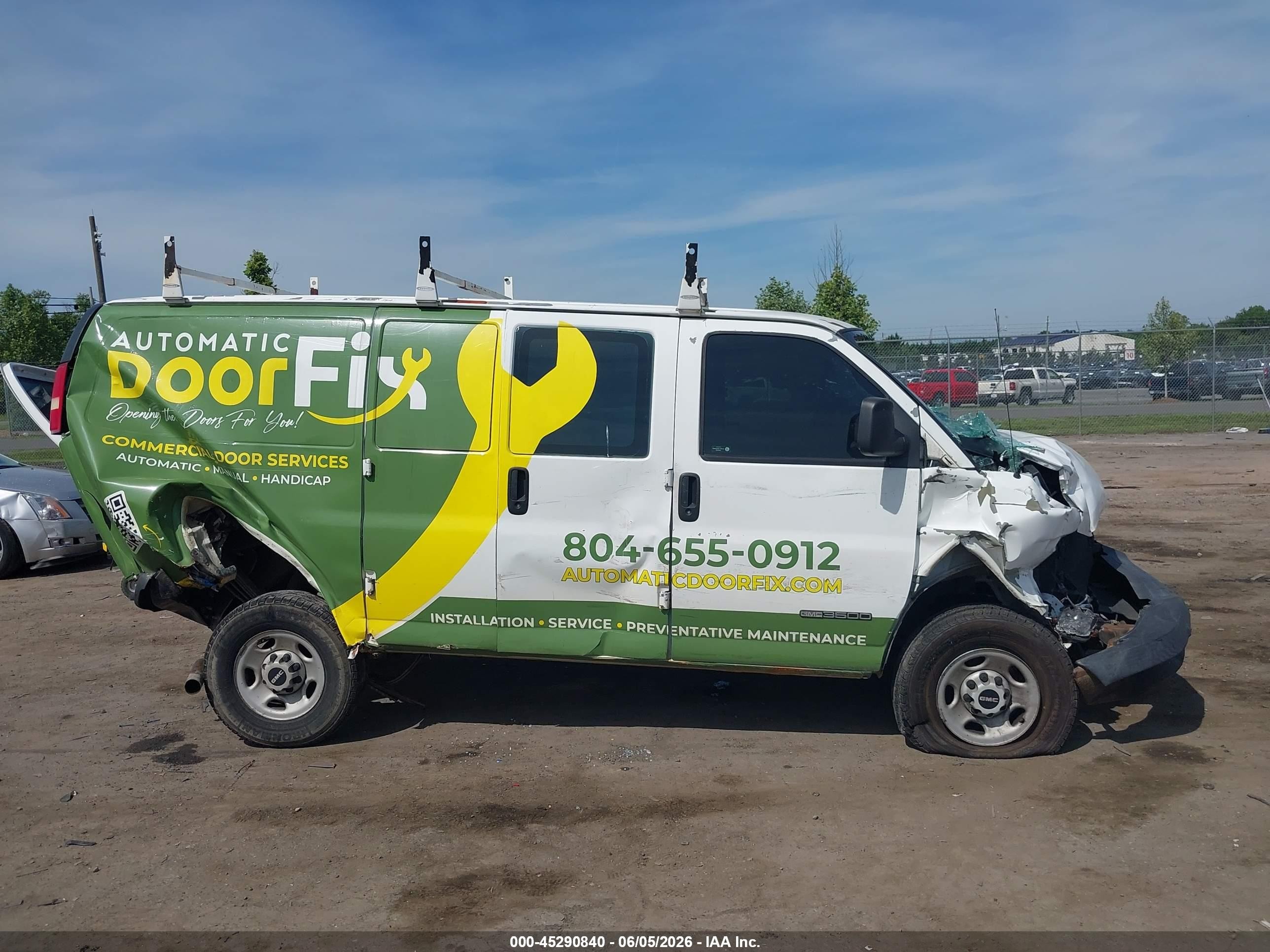2006 Gmc Savana Work Van Белый vin: 1GTHG35V961155296