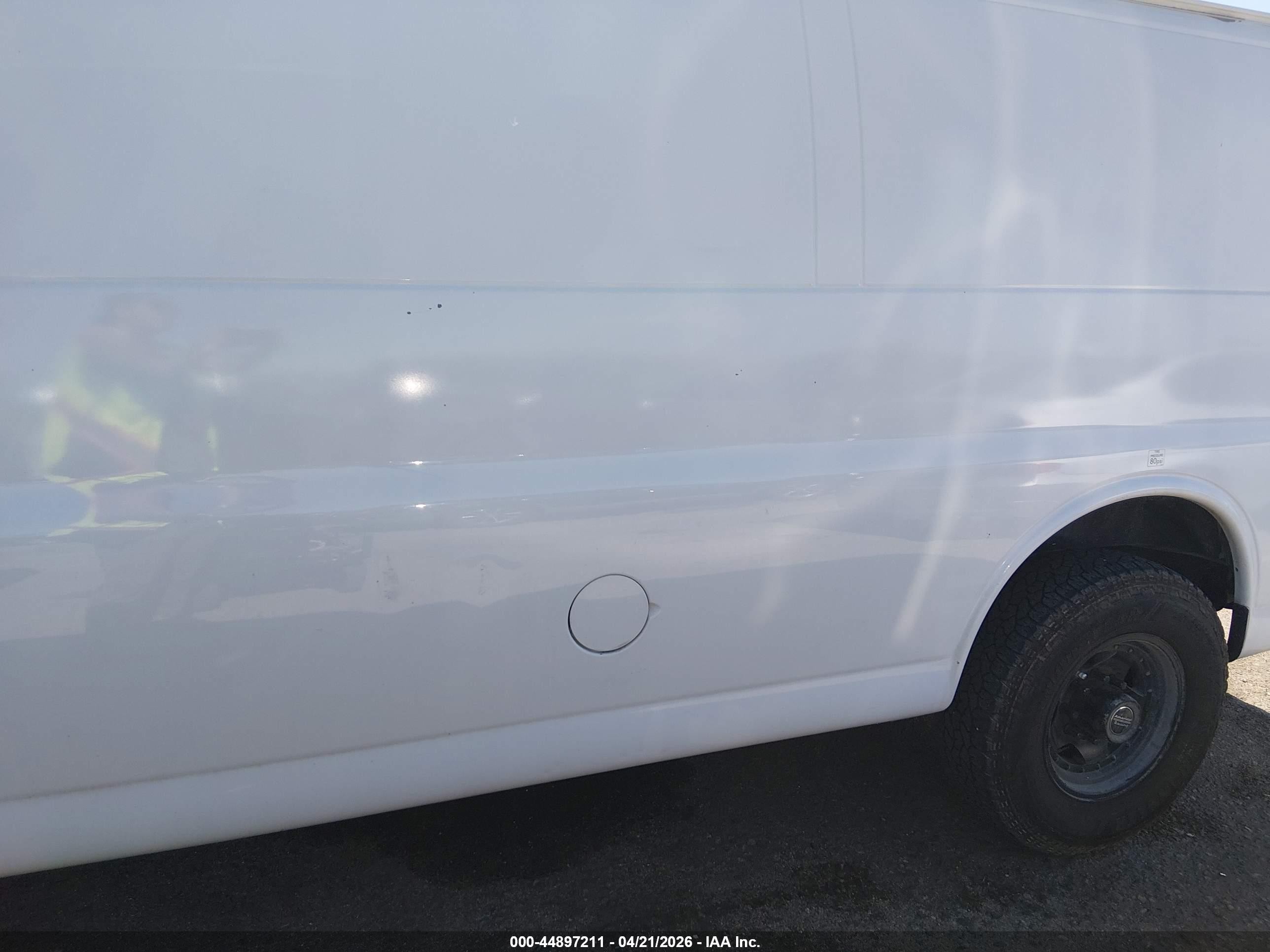 2008 Gmc Savana Work Van White vin: 1GTHG39C381234622
