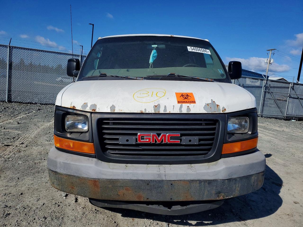 2008 Gmc Savana G3500 White vin: 1GTHG39C881121751