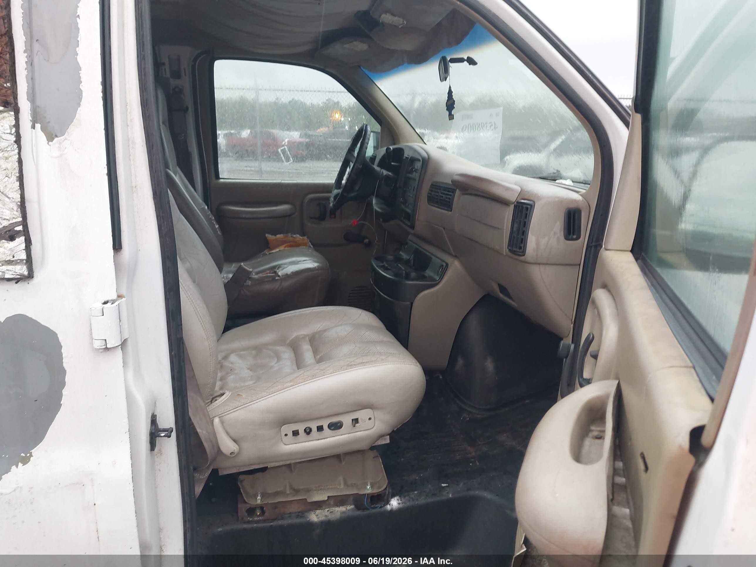 2002 Gmc Savana Cargo Van Standard White vin: 1GTHG39R621109092