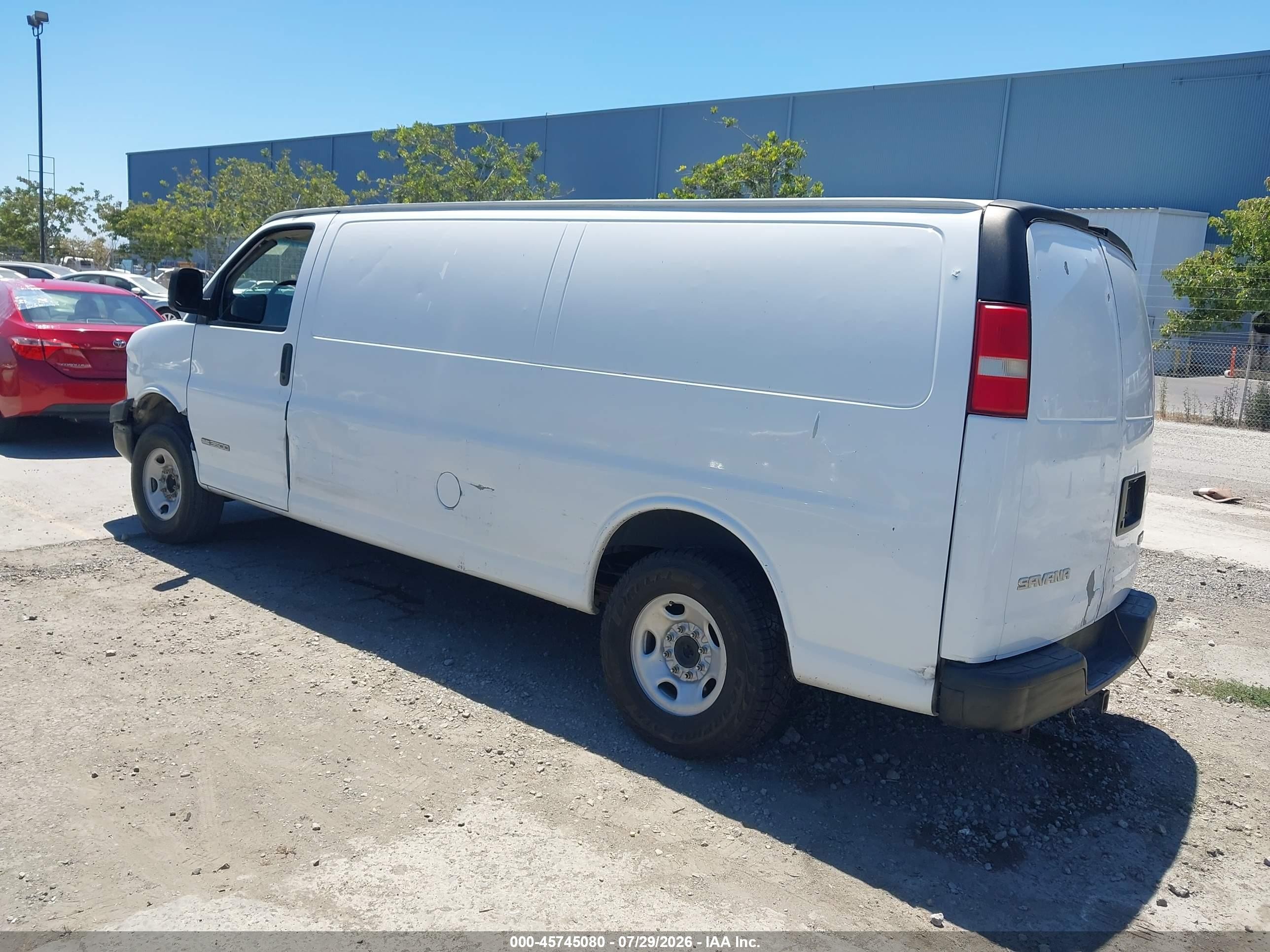 2005 Gmc Savana Cargo Van Standard White vin: 1GTHG39U651148189