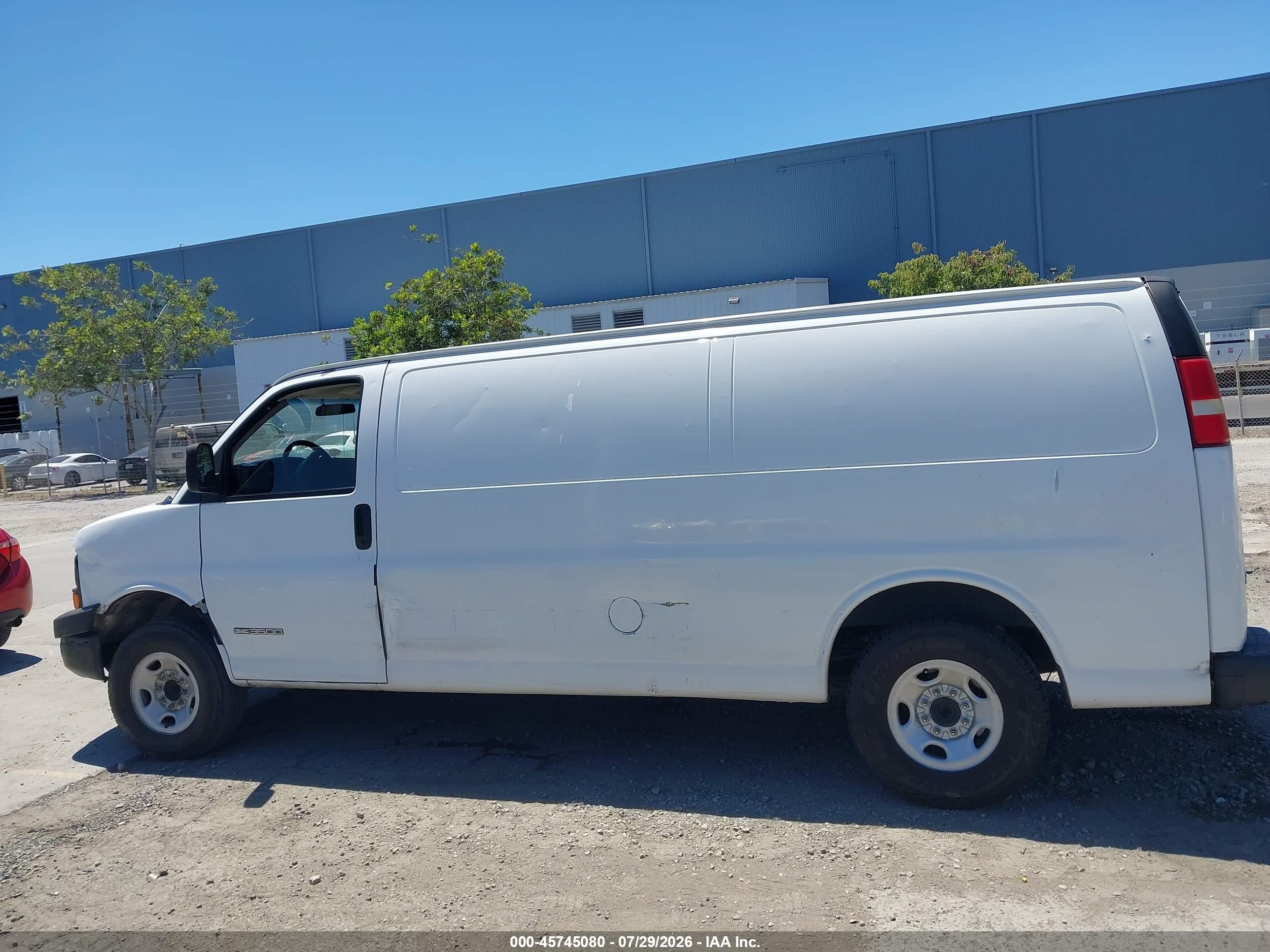 2005 Gmc Savana Cargo Van Standard White vin: 1GTHG39U651148189
