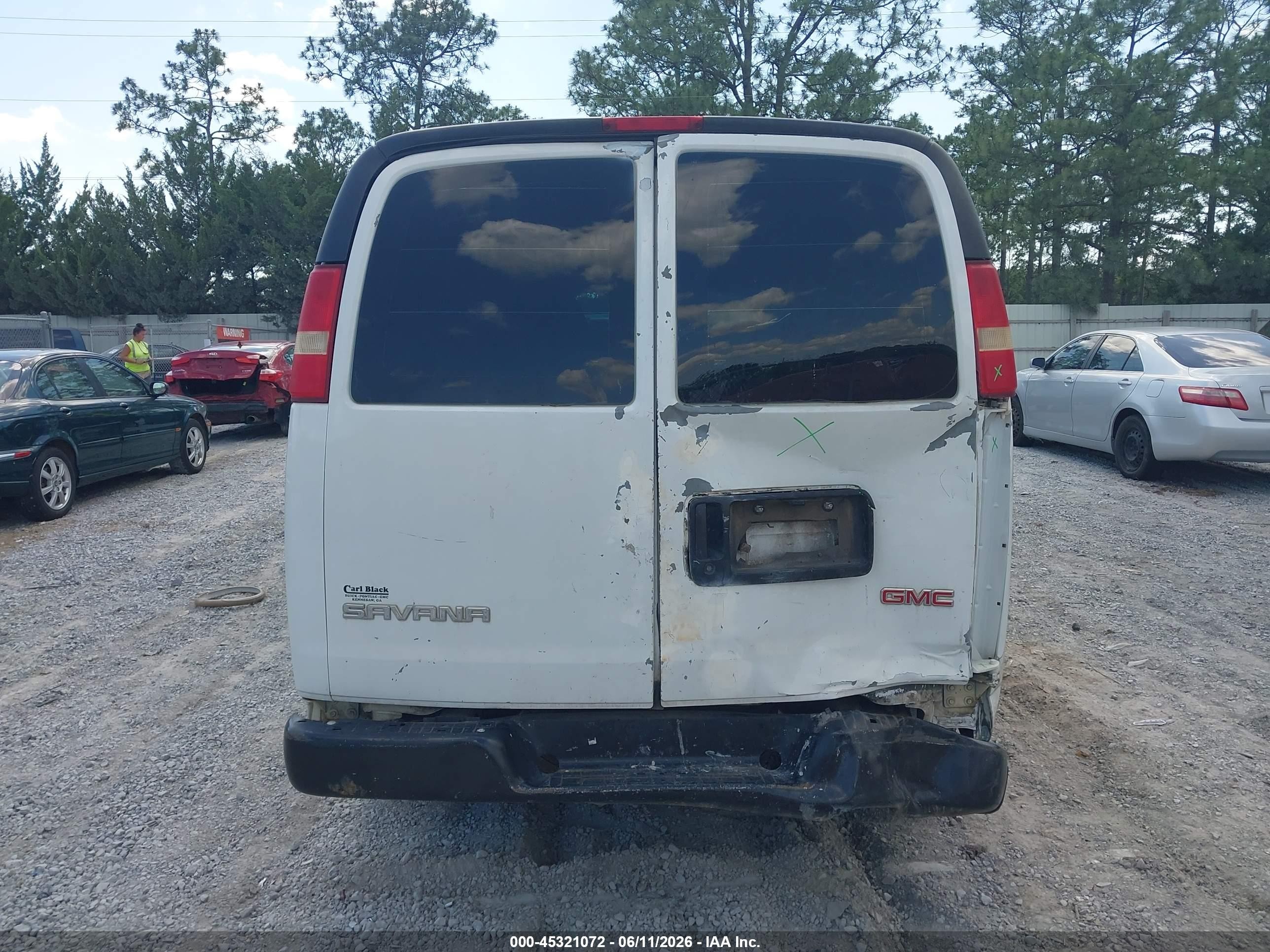 2007 Gmc Savana Work Van White vin: 1GTHG39U871117254