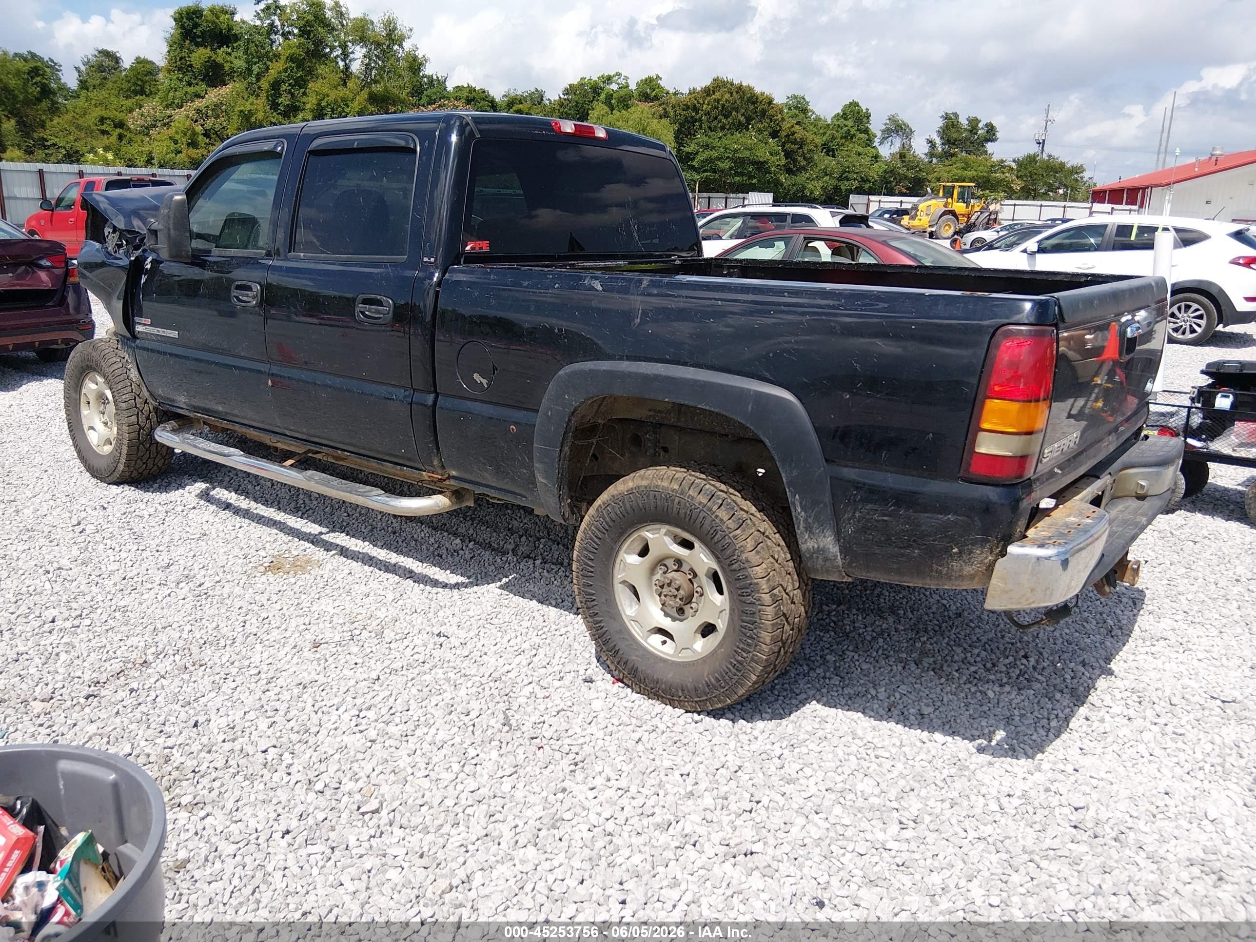 2003 Gmc Sierra 2500hd Sle/slt Черный vin: 1GTHK23113F257151