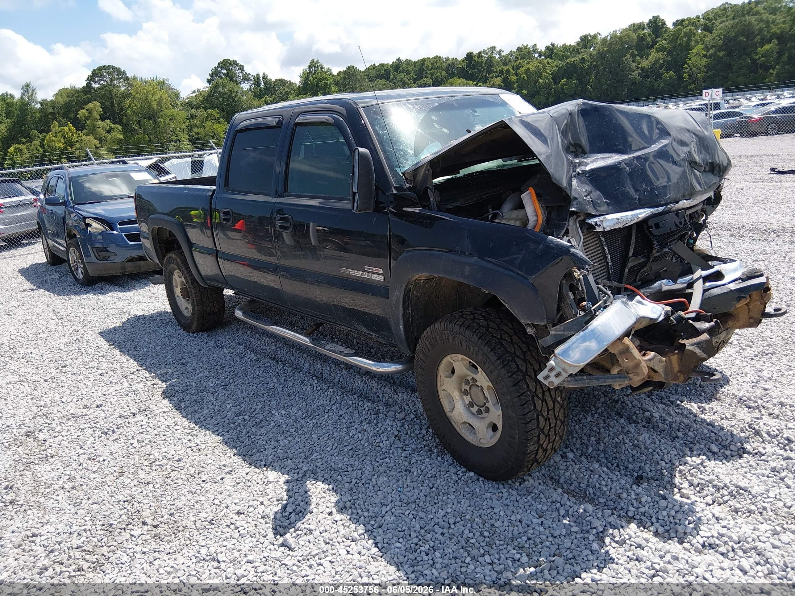 2003 Gmc Sierra 2500hd Sle/slt Черный vin: 1GTHK23113F257151