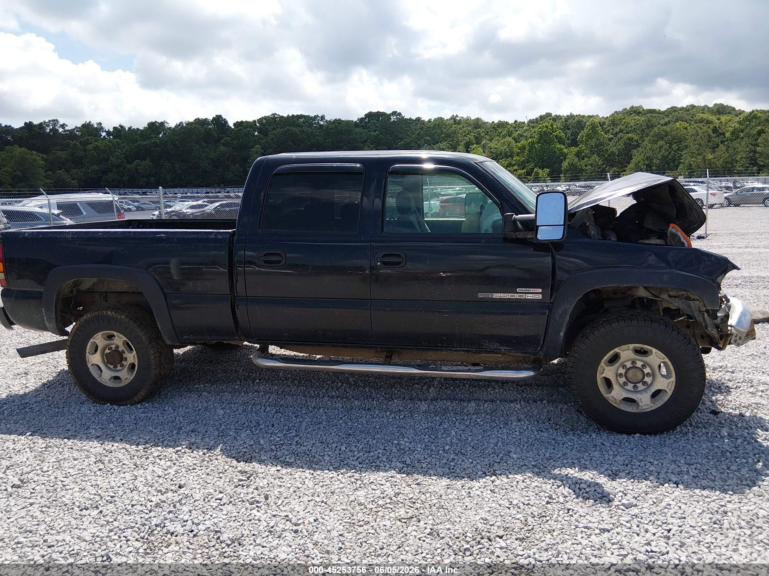 2003 Gmc Sierra 2500hd Sle/slt Черный vin: 1GTHK23113F257151