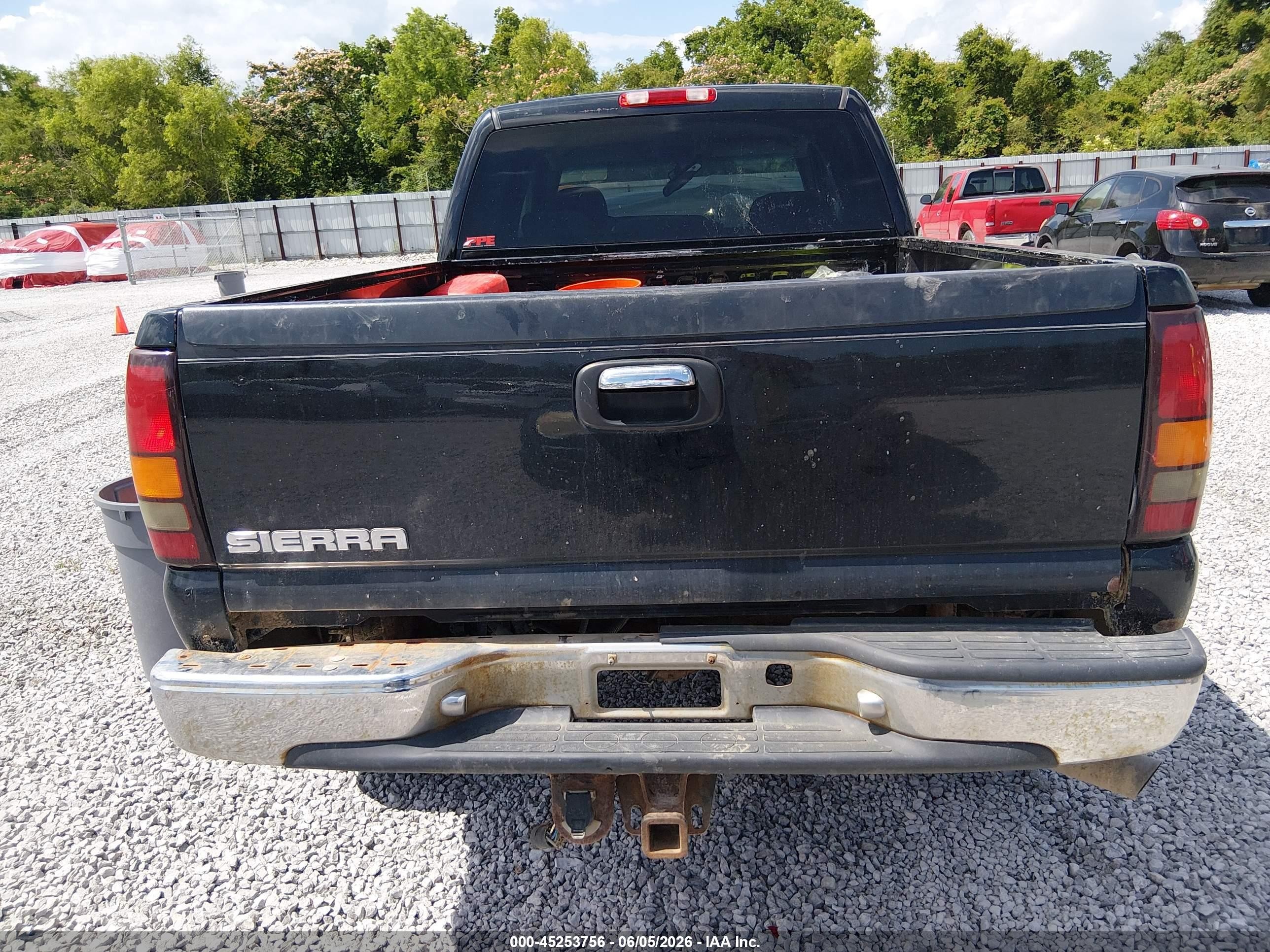 2003 Gmc Sierra 2500hd Sle/slt Черный vin: 1GTHK23113F257151