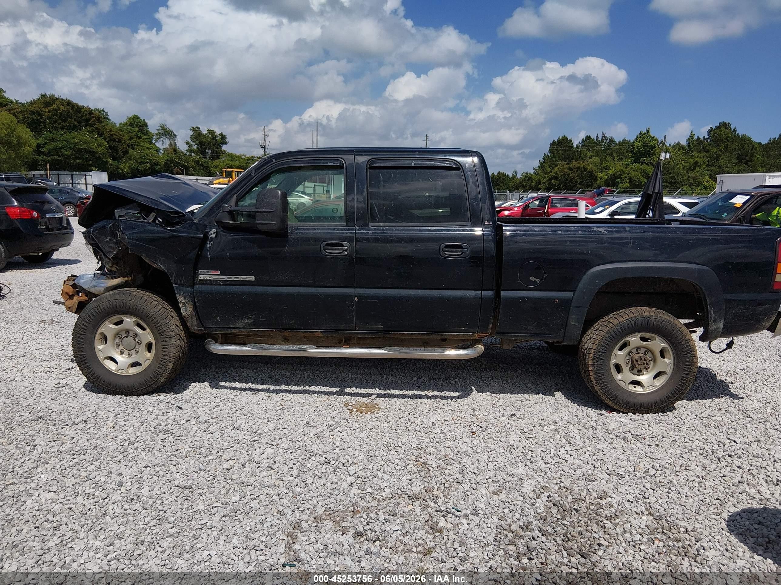 2003 Gmc Sierra 2500hd Sle/slt Черный vin: 1GTHK23113F257151