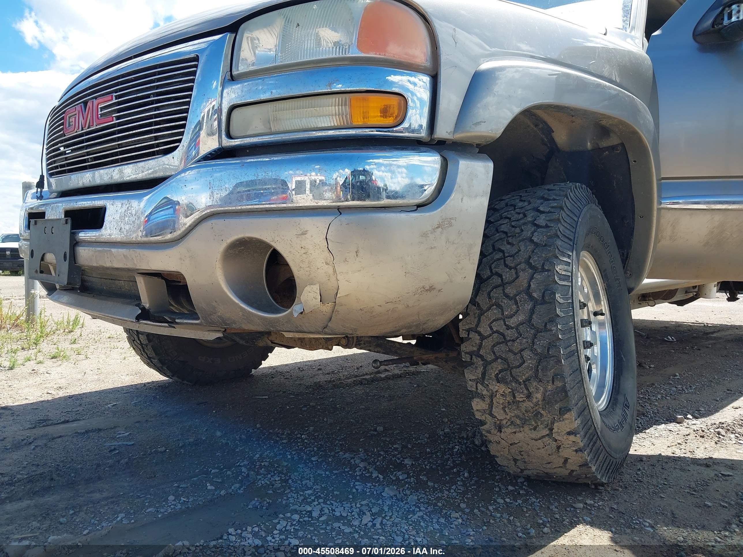 2002 Gmc Sierra 2500hd Sle Silver vin: 1GTHK23122F238185
