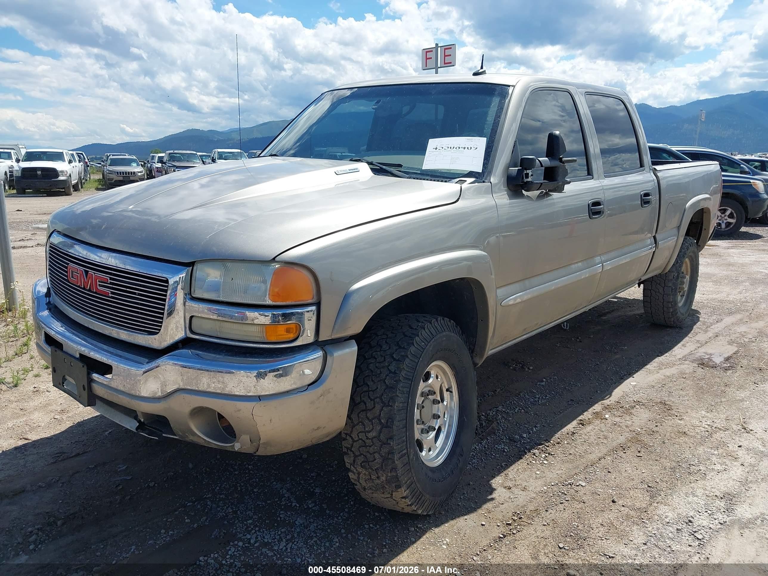 2002 Gmc Sierra 2500hd Sle Silver vin: 1GTHK23122F238185