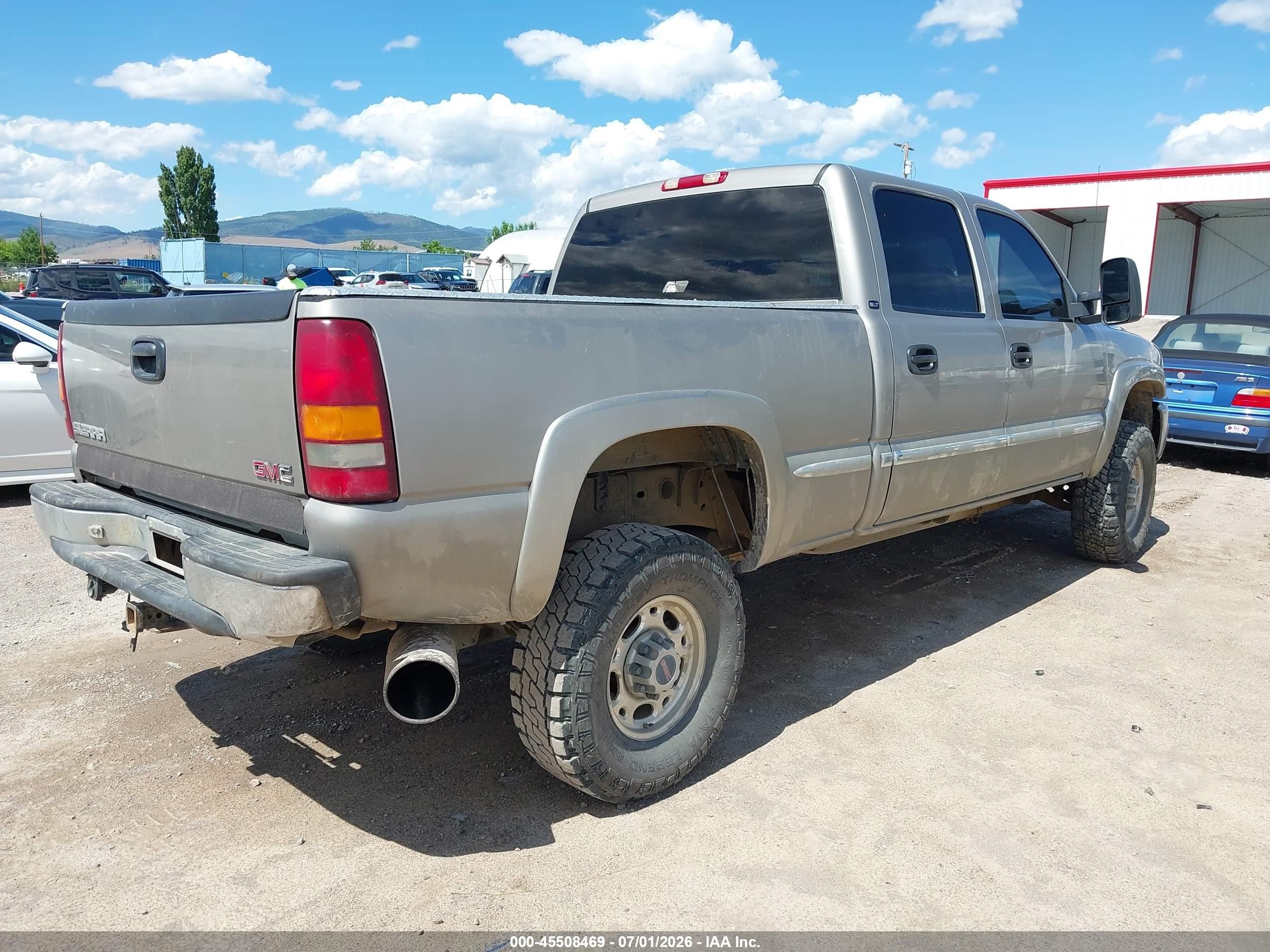 2002 Gmc Sierra 2500hd Sle Silver vin: 1GTHK23122F238185